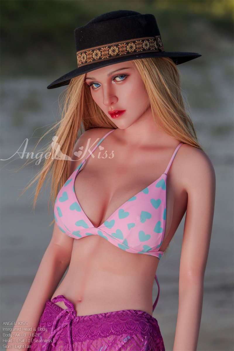 Angel Kiss | 162cm/5ft4 E-cup Silicone Love Doll – Tahn All-in-one - SuperLoveDoll