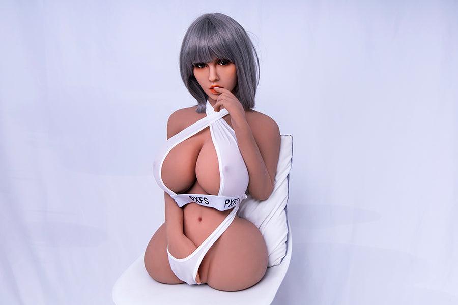 Dimu Doll | Tan Huge Boobs Sex Doll Torso - Elsie - SuperLoveDoll