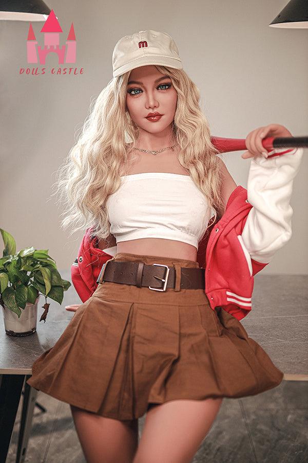 Dolls Castle | 163cm Blonde Skinny Small Boobs Sex Doll - Garin - SuperLoveDoll