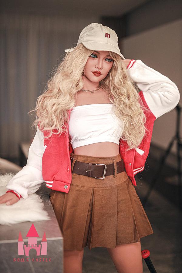 Dolls Castle | 163cm Blonde Skinny Small Boobs Sex Doll - Garin - SuperLoveDoll