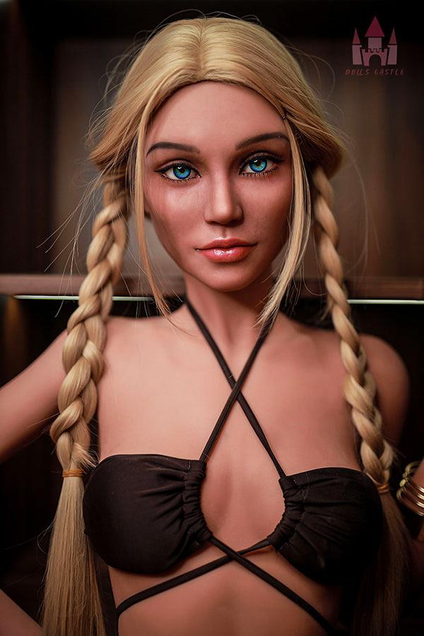 Dolls Castle | 170cm Skinny Small Boobs Blonde Sex Doll - Kryssi - SuperLoveDoll