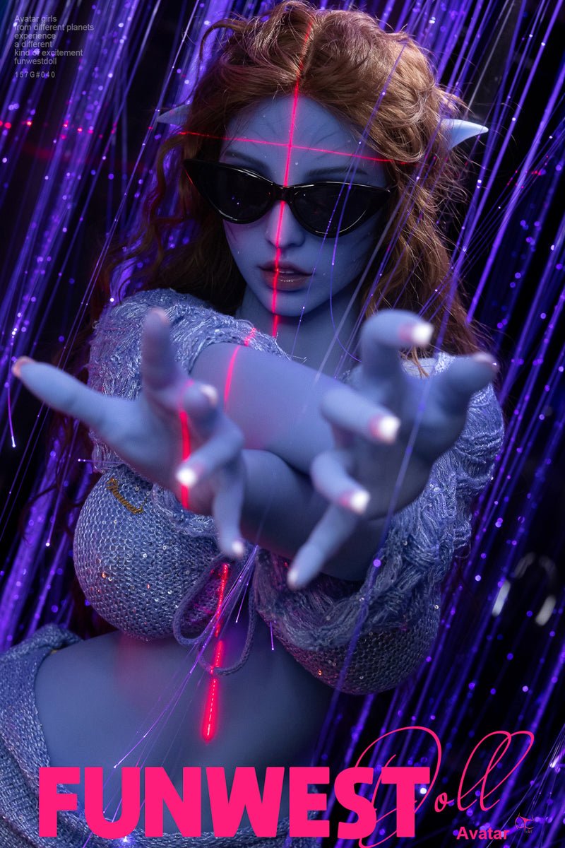 FunWest Doll -157cm G Cup Blue Sex Doll - Kylie - SuperLoveDoll