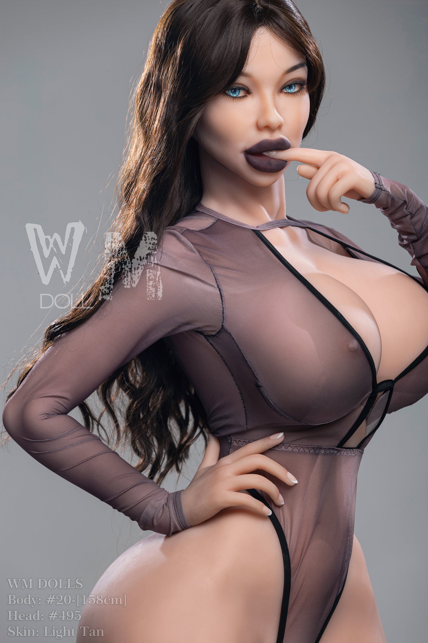 WM Doll- 158cm Super Big Butt/Breast Dark Ultimate Charm Sex Doll- Annette