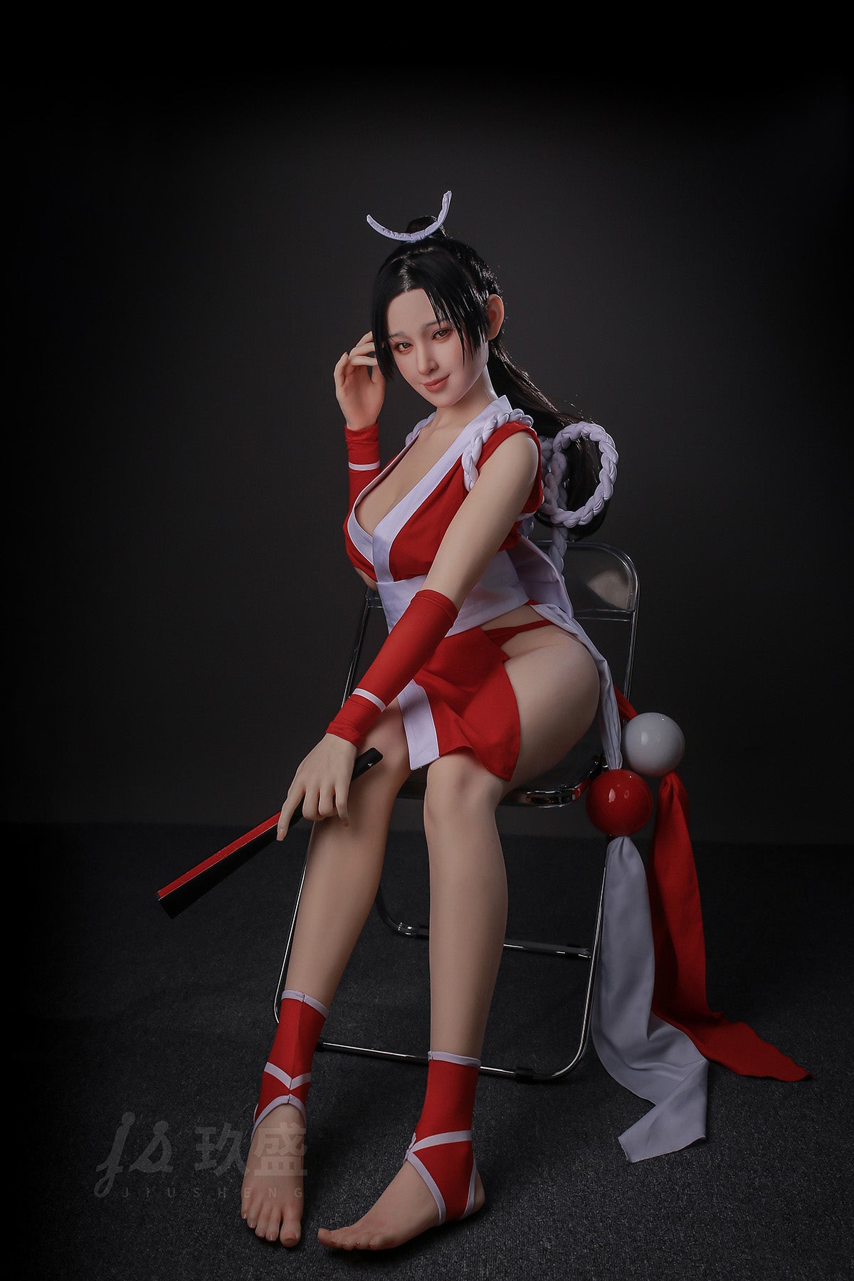 Jiusheng Doll- 158cm(5ft2) D Cup Full Silicone Cos Mai Shiranui Sex Doll- Pamela
