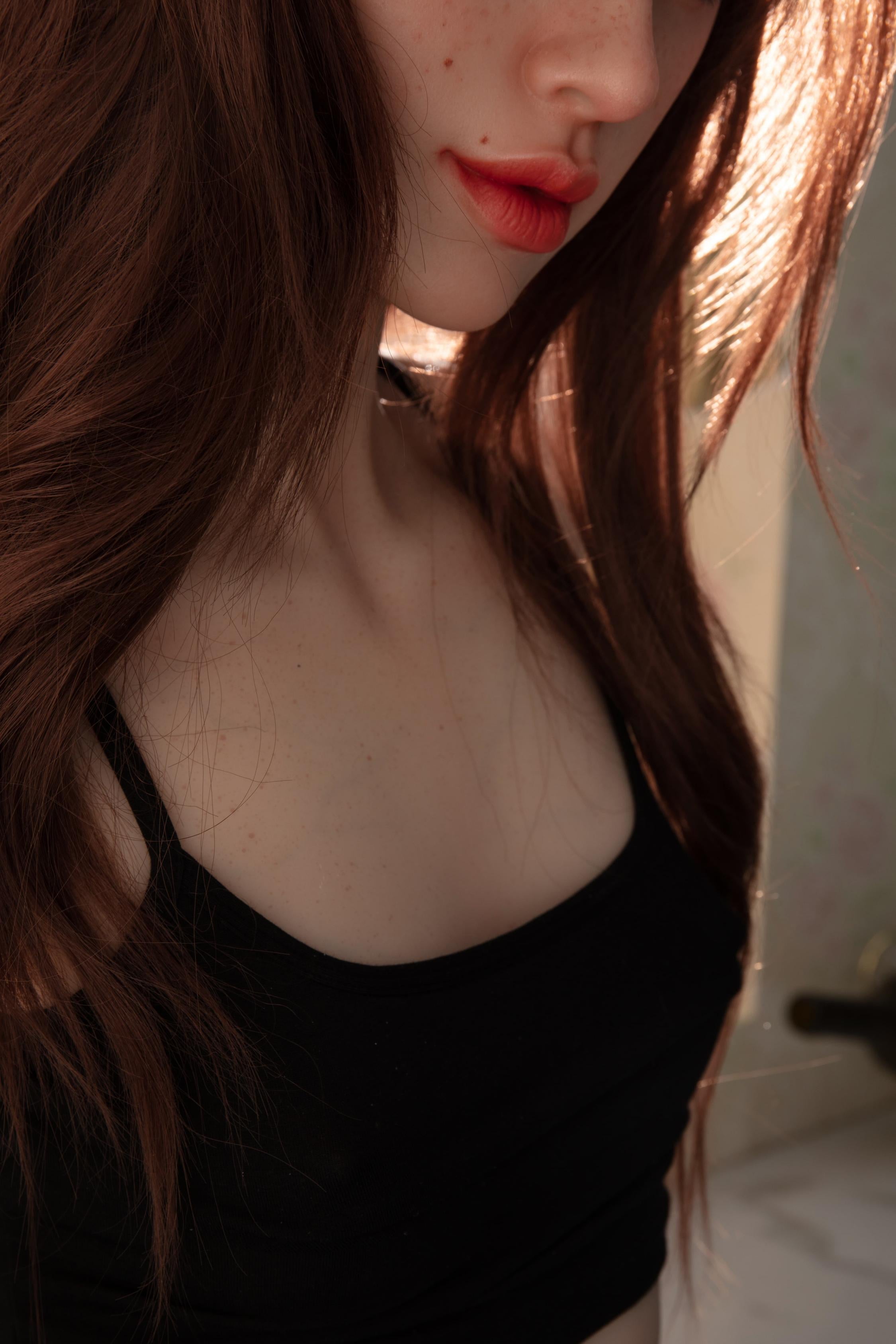 STARPERY Doll | 171cm (5ft 7in) Slim A Cup Sexye Doll Full Silicone with Implanted Hair – Hedy