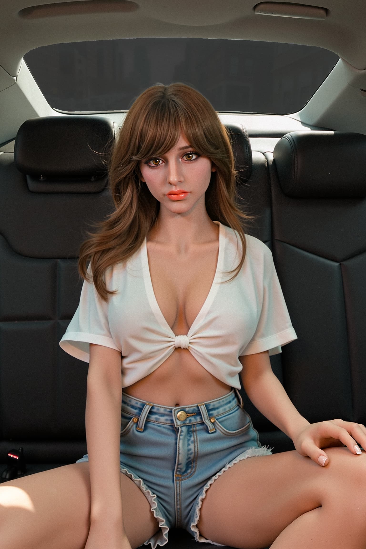 AIBEI Doll | 158cm (5ft 2in) F-Cup Sexy Realistic Sex Doll for Men Full TPE Curvy Body – Calanthe