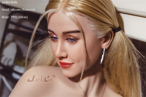 Jarliet | US In Stock 5ft2/160cm Light Tan Sex Doll Silicone Head - Rebecca