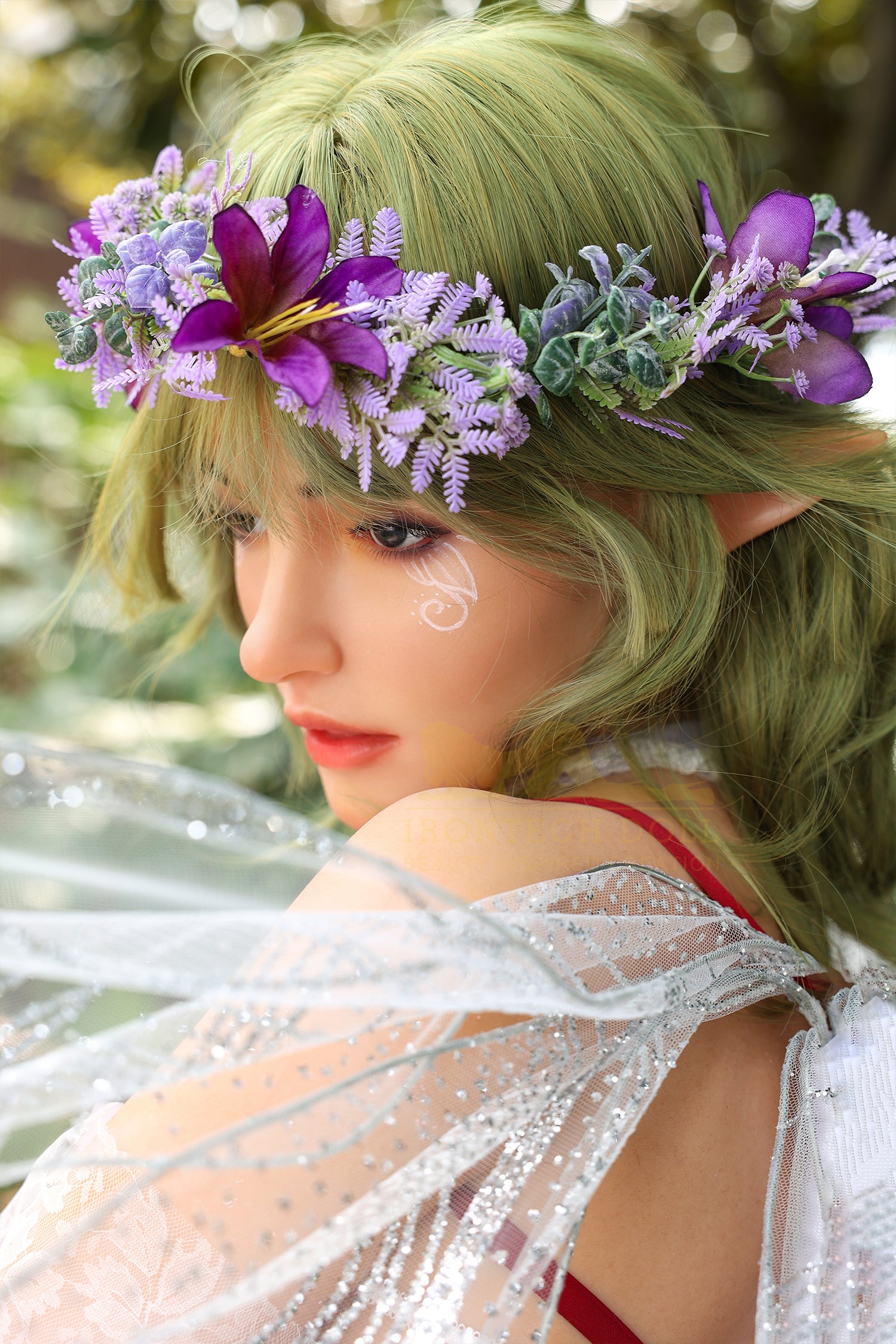 Irontech Doll- 167cm Silicon Head Flower Fairy Natural Skin Sex Doll- Echo