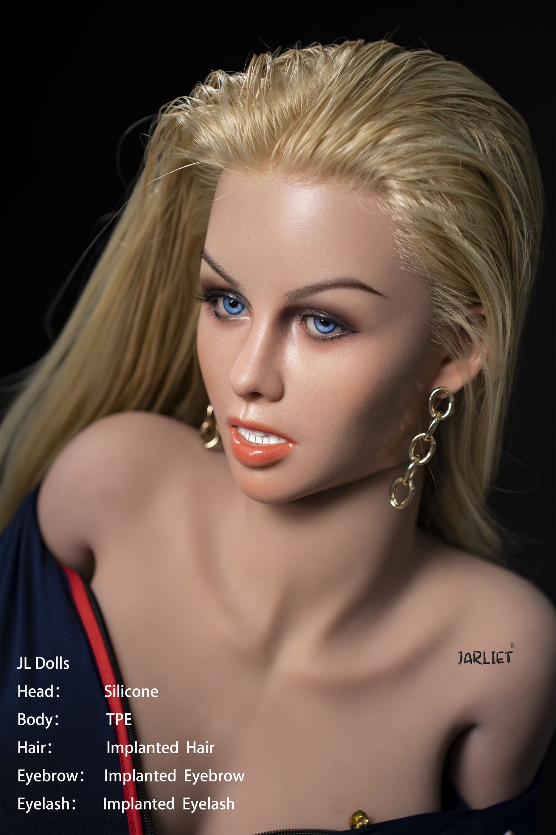 Jarliet | US IN Stock 4ft11/150cm Sex Doll Silicone Head - Coco