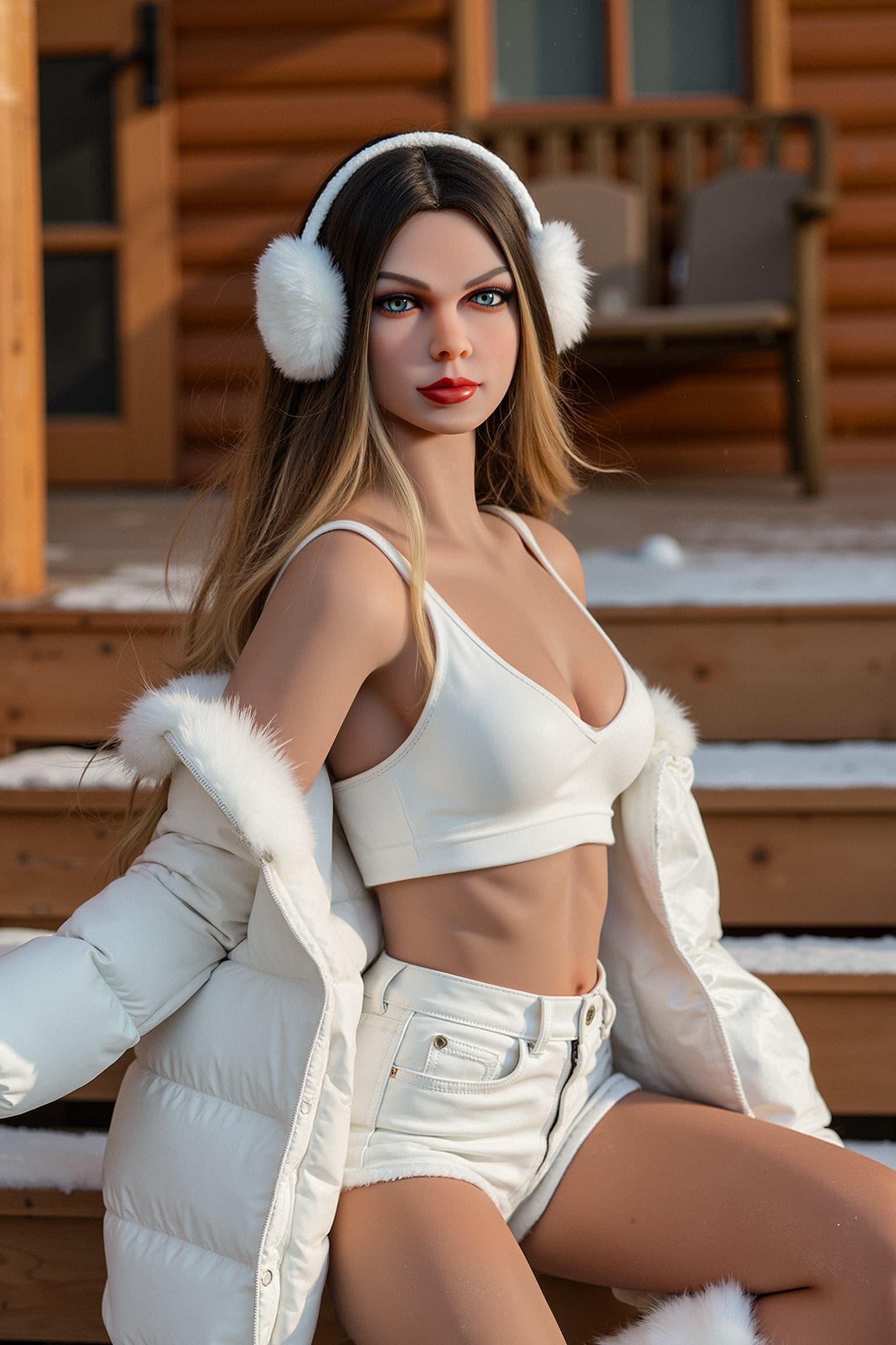 AIBEI Doll | 158cm (5ft 2in) Petite Sexy Realistic Sex Doll for Men Small Bust Full TPE Body – Ivette