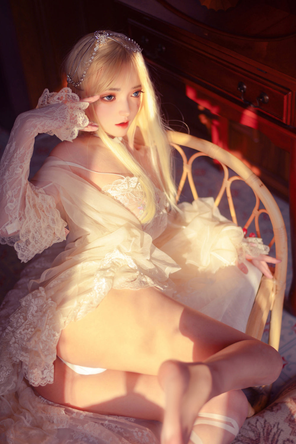 SY Doll- 150cm Full Silicone Small Breast Elf Sex Doll- Zoe