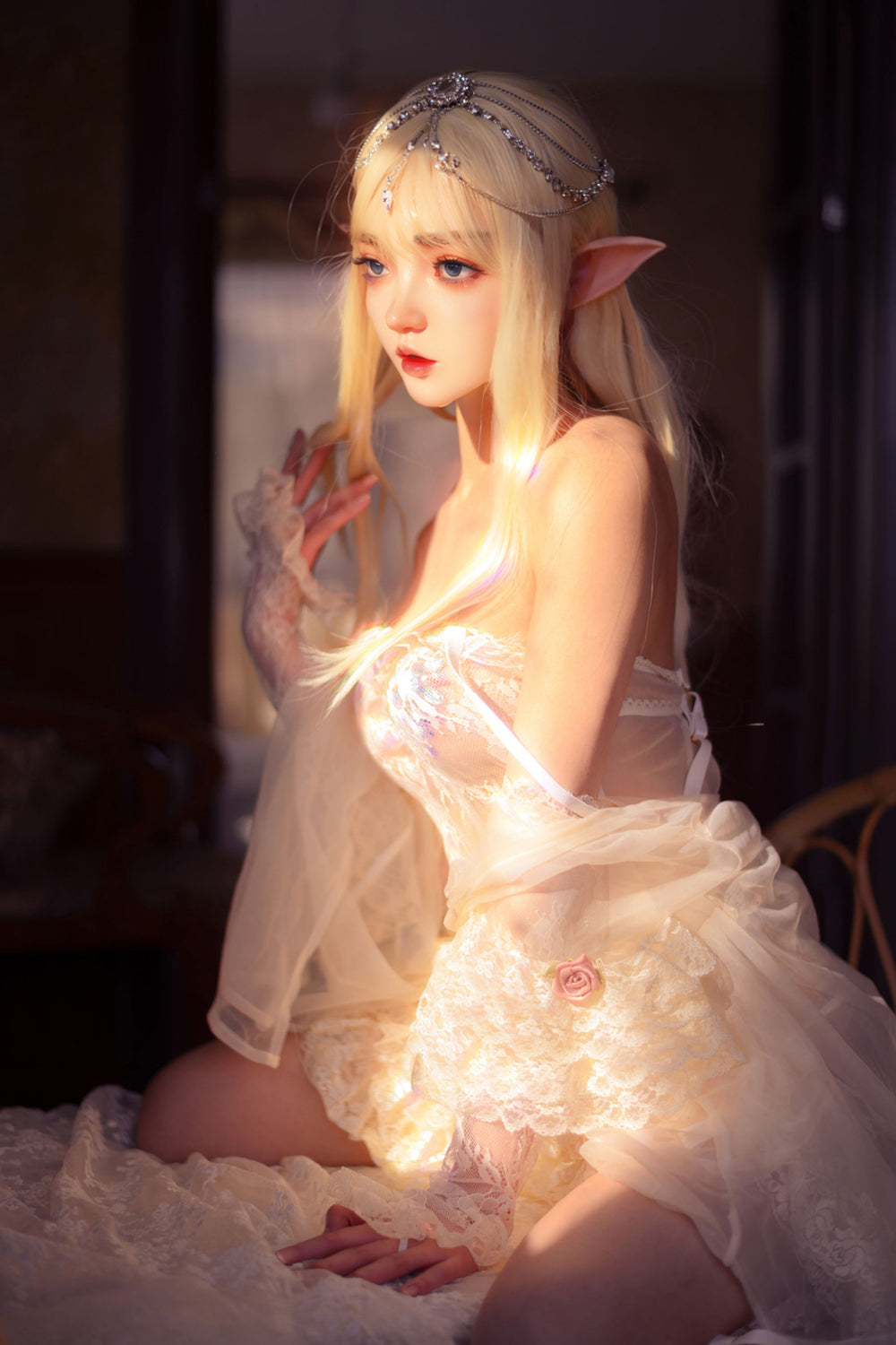 SY Doll- 150cm Full Silicone Small Breast Elf Sex Doll- Zoe