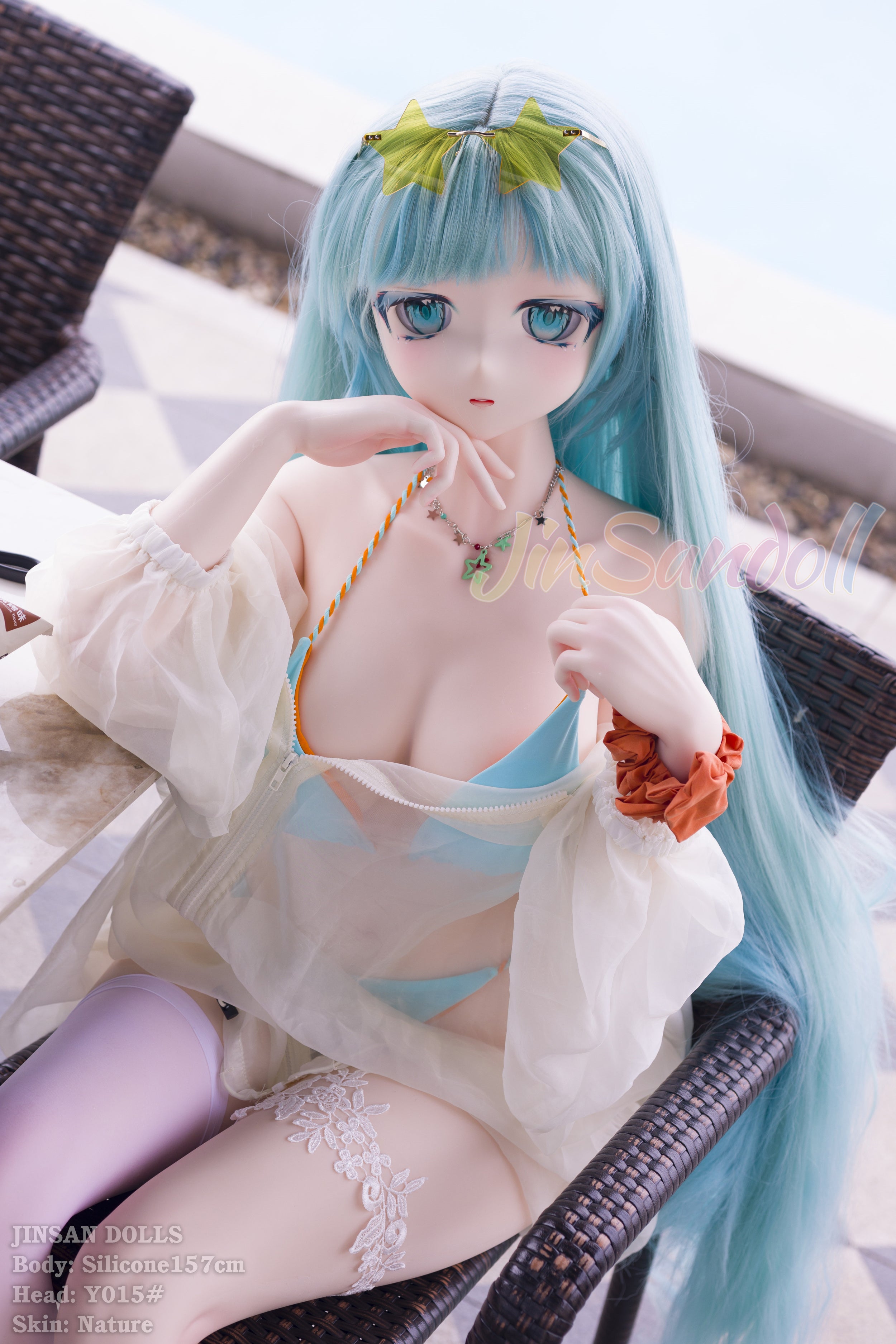 JS Doll- 157cm(5ft1) PVC Head Silicone Anime Sex Doll- Naomi