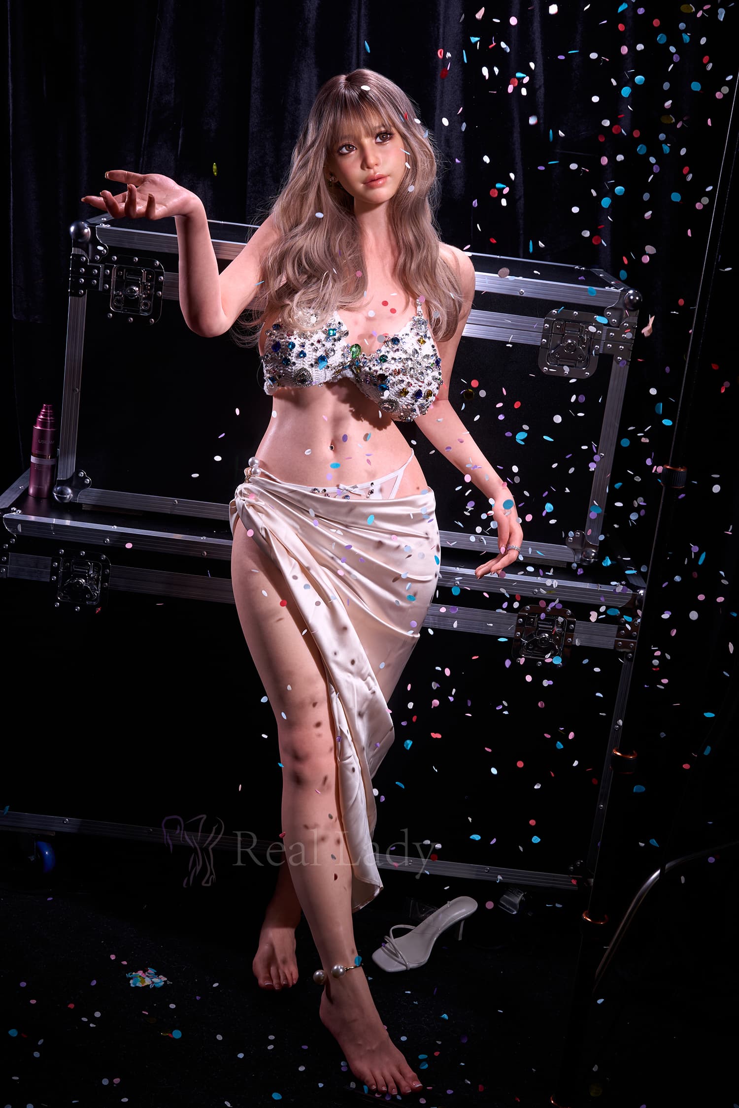 Real Lady | 159cm (5ft 3in) Realistic Silicone Doll for Men Curvy Body ROS MAX Head – Alodia