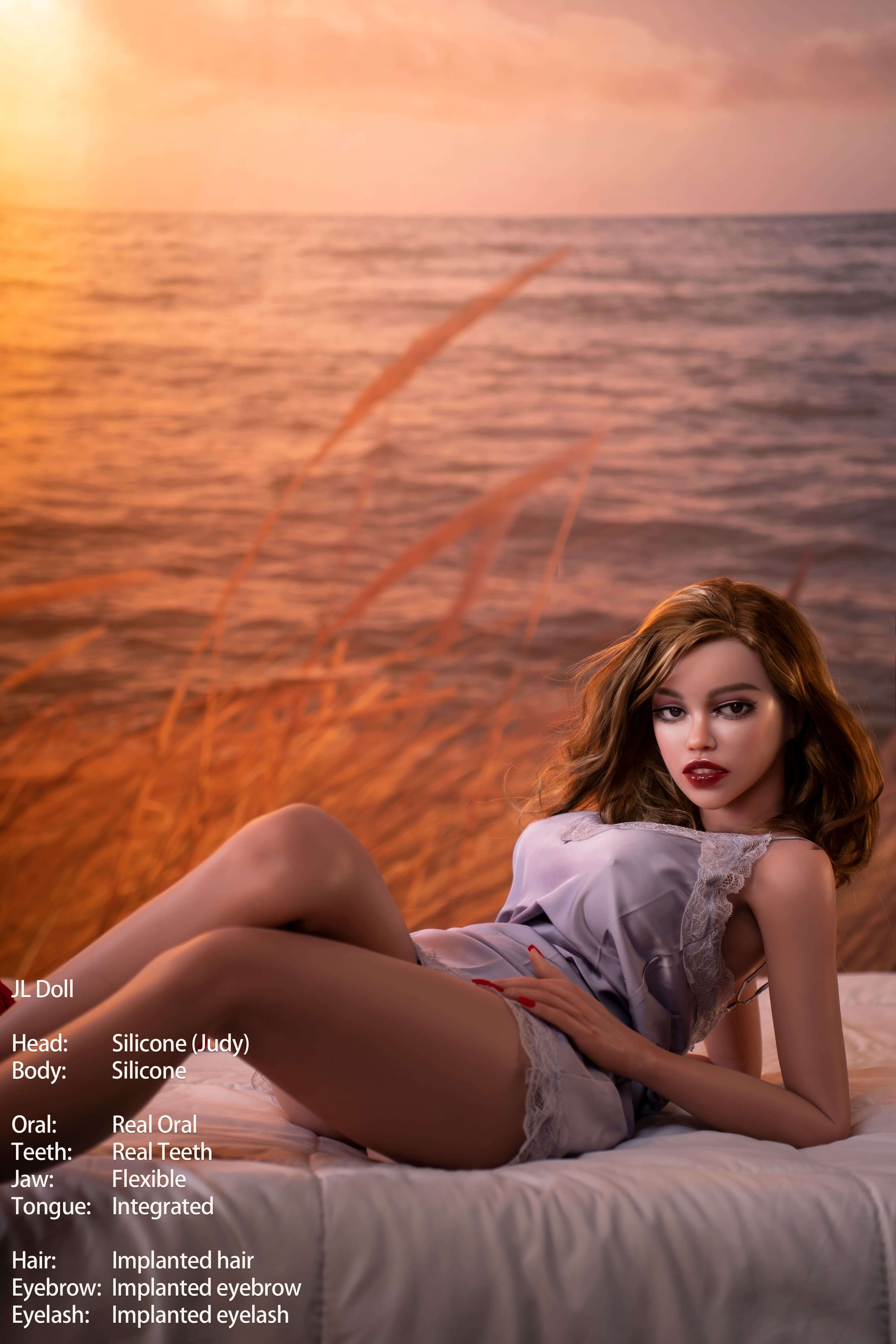 Jarliet | Sex Doll for Men 148cm (4ft 10in) E Cup Petite Realistic Silicone Doll – Judy