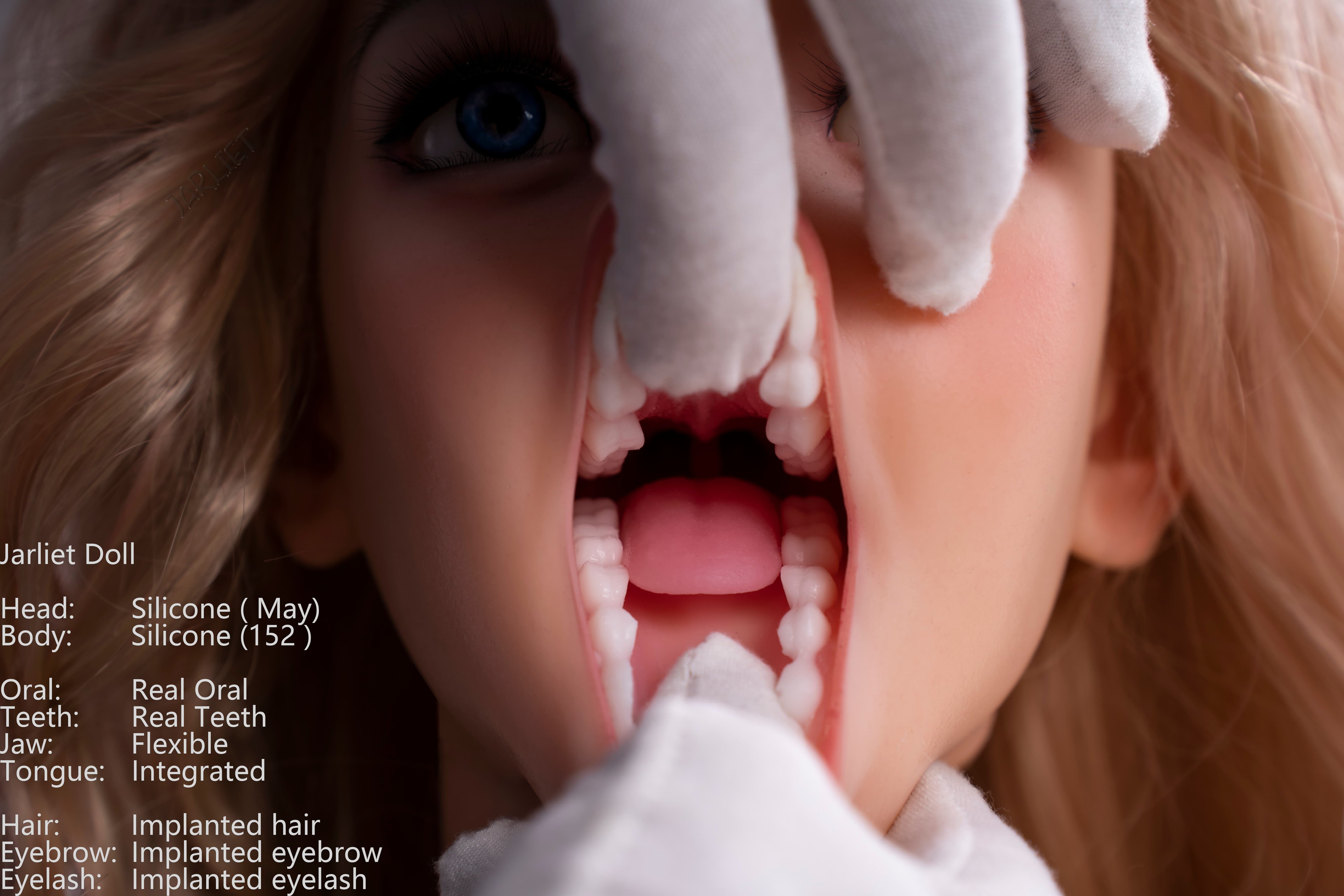 Jarliet | 152cm (5ft 0in) Sexy Realistic Sex Doll for Men Petite Small Bust Full Silicone Body – Pimra