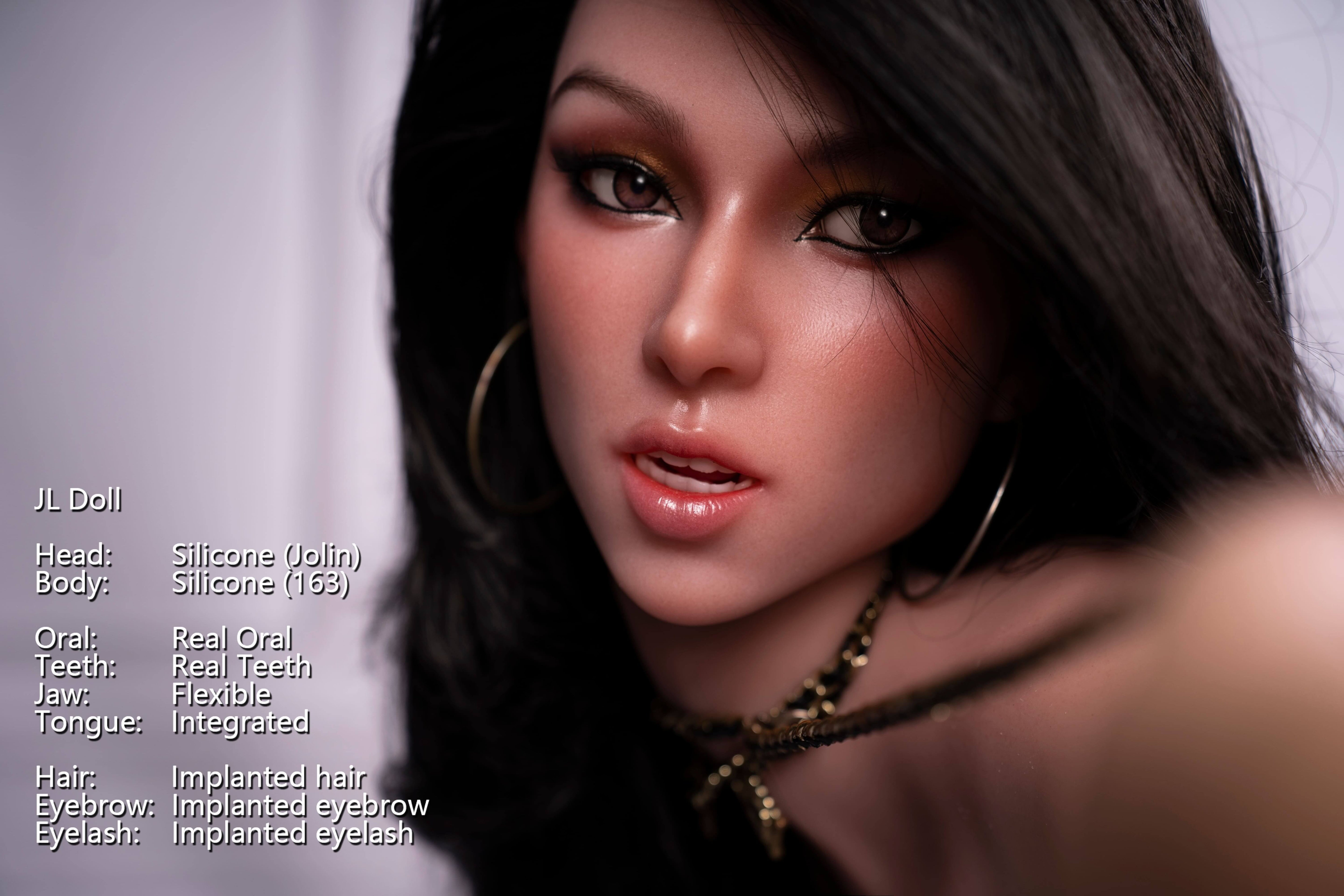 Jarliet | 163cm / 5ft4 D-Cup Full Silicone Sex Doll with ROS Head – Jolin