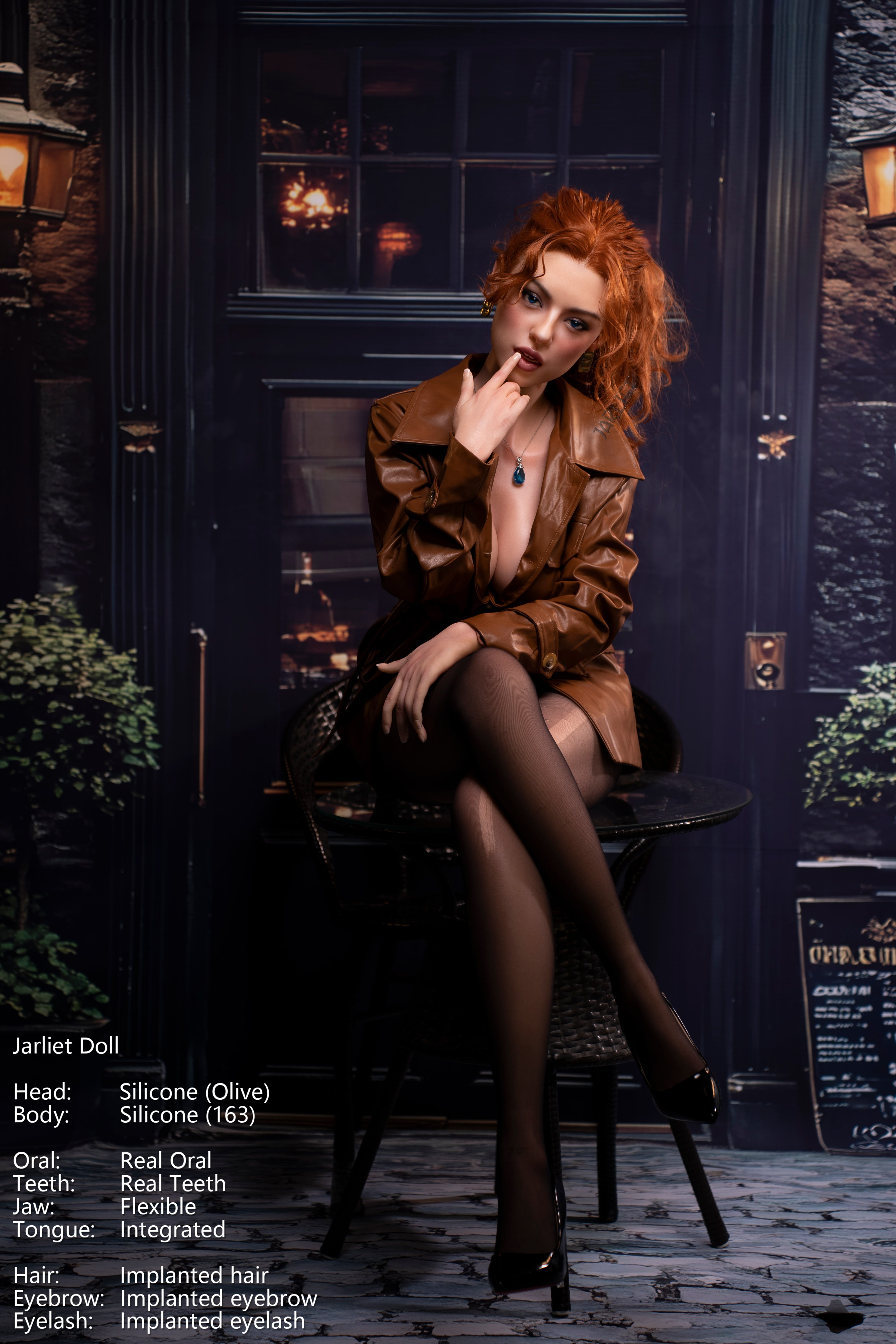 Jarliet | 163cm / 5ft4 Full Silicone Sex Doll with ROS Head – Olive