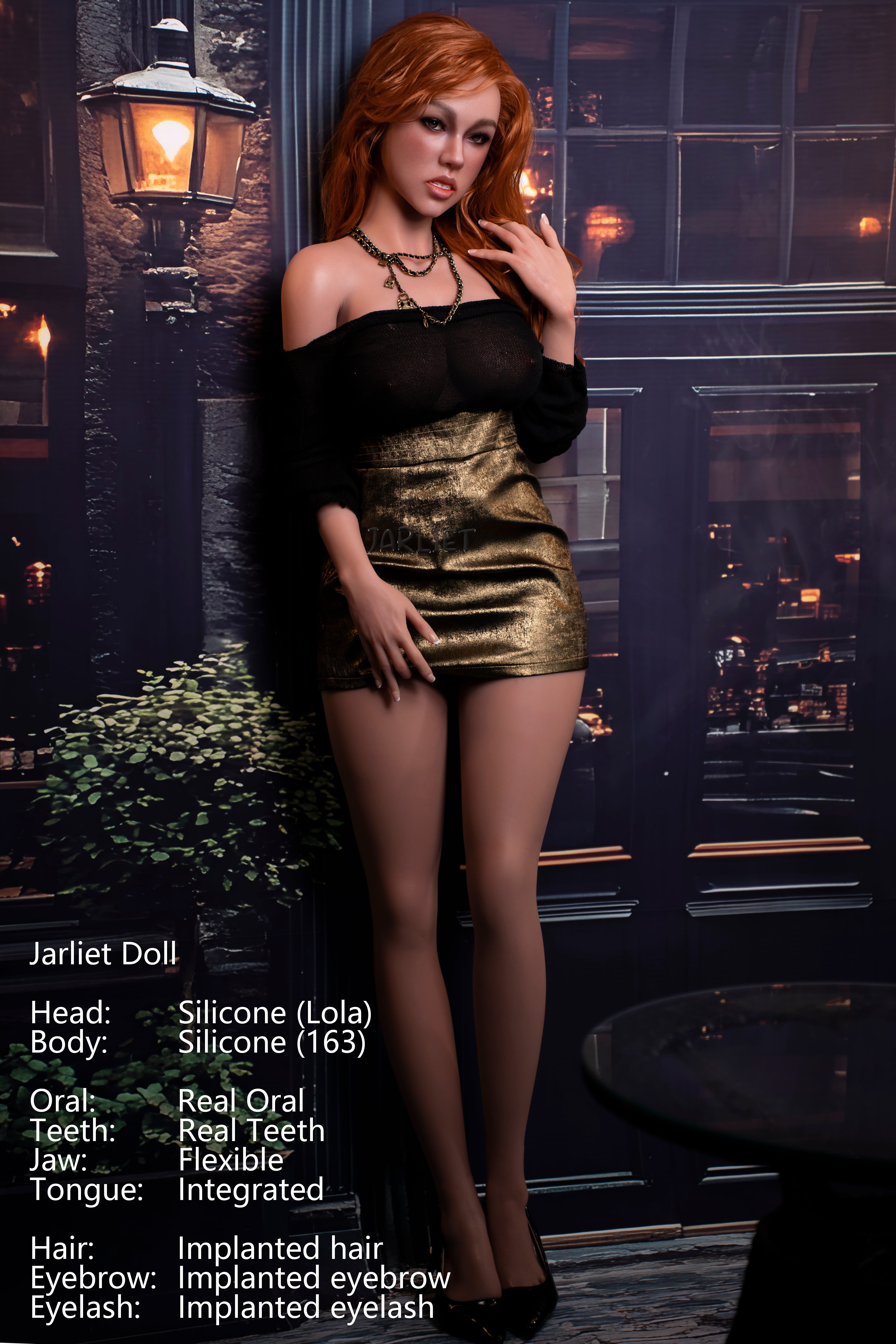 Jarliet | 163cm / 5ft4 Full Silicone Sex Doll with ROS Head – Lola