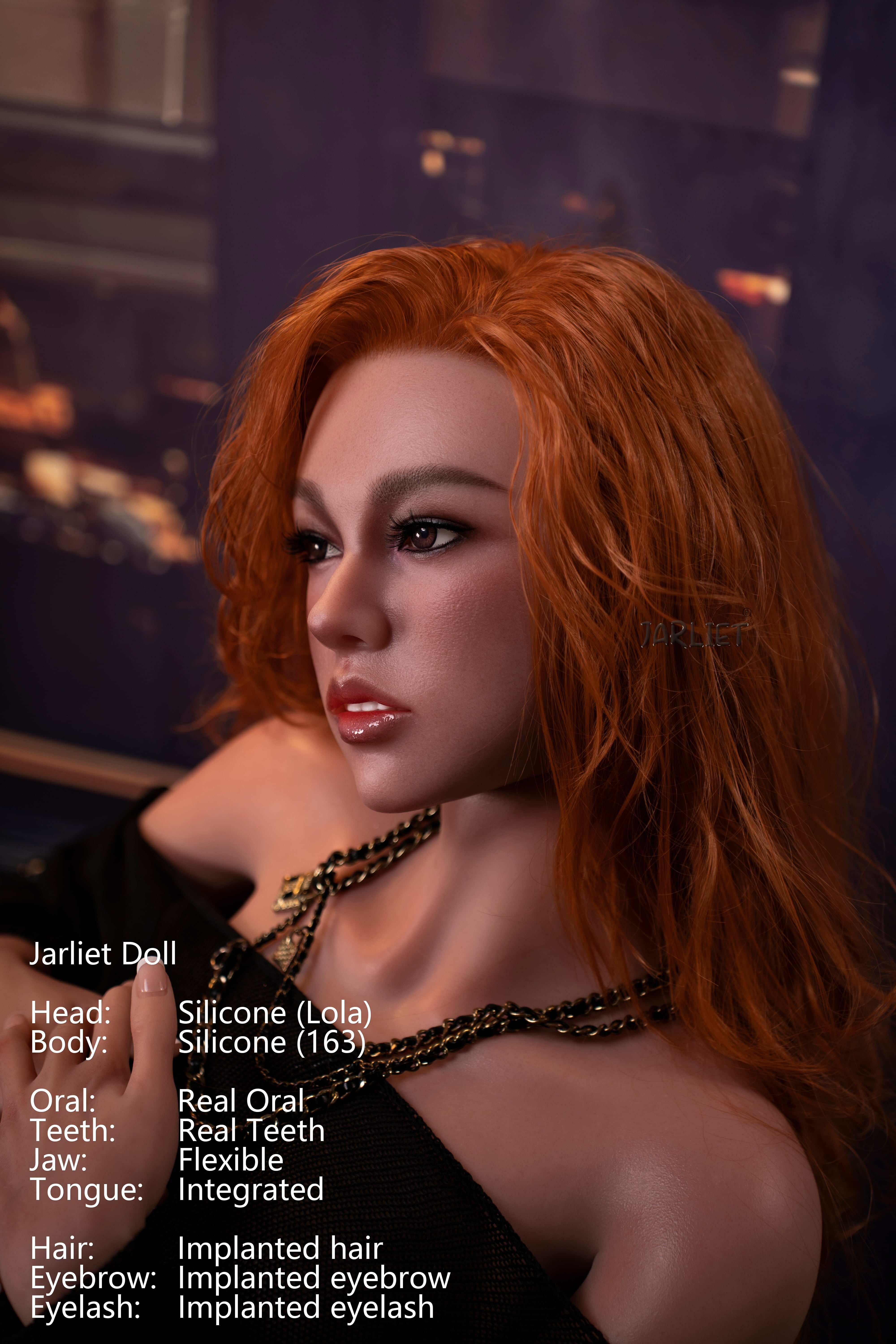 Jarliet | 163cm / 5ft4 Full Silicone Sex Doll with ROS Head – Lola