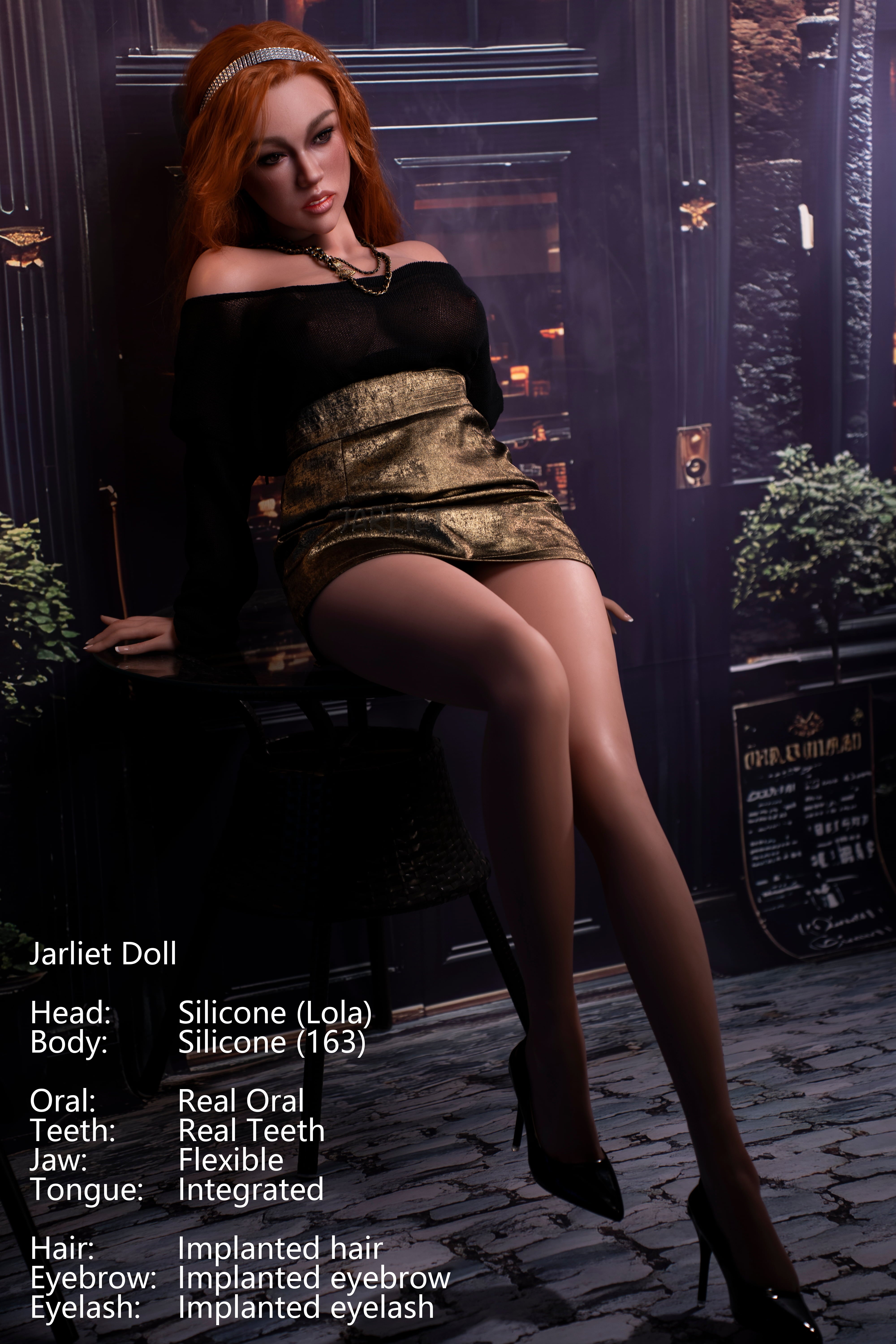 Jarliet | 163cm / 5ft4 Full Silicone Sex Doll with ROS Head – Lola