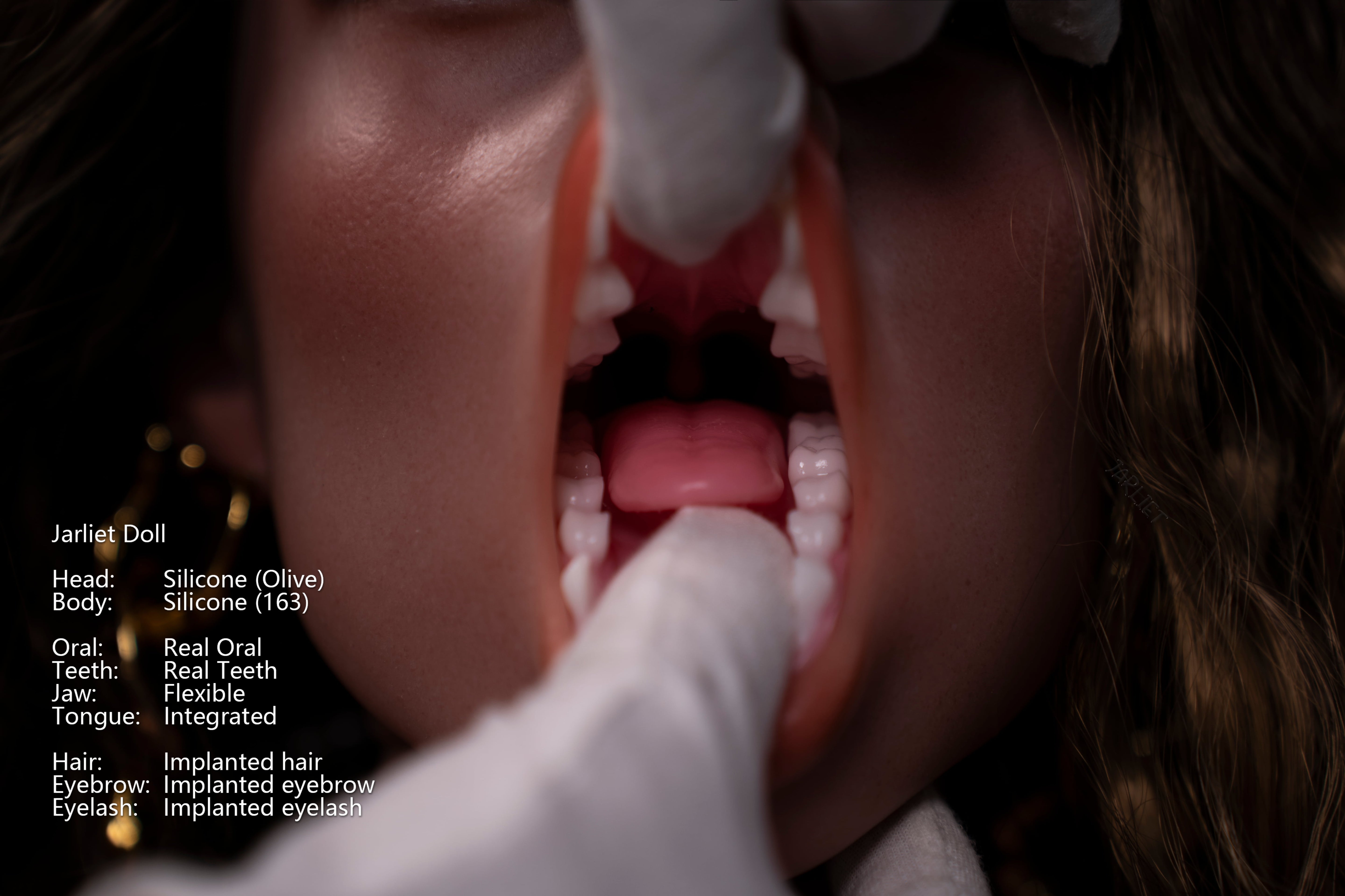 Jarliet | 163cm / 5ft4 Slim-Curve Full Silicone Sex Doll with ROS Head – Olive