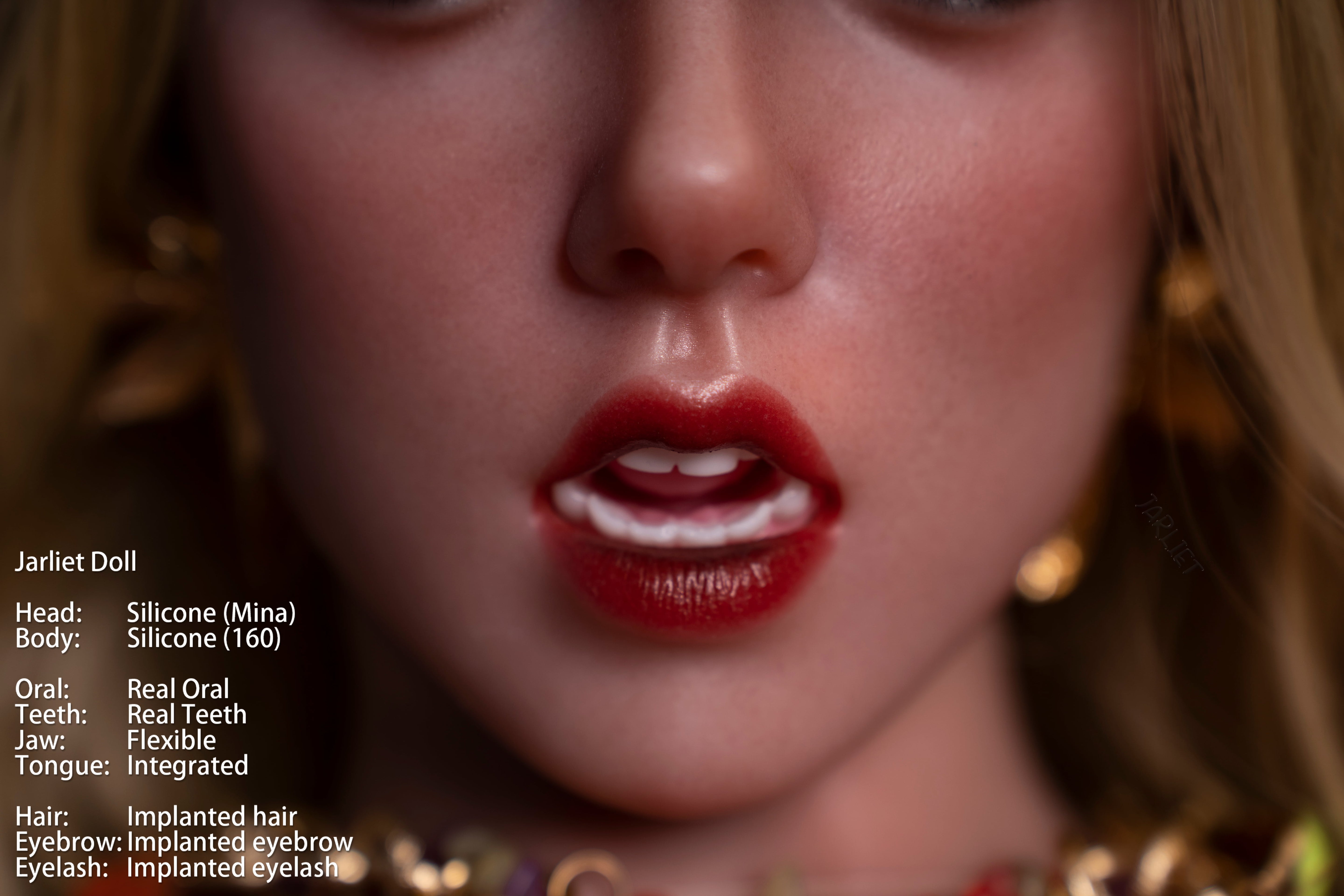 Jarliet | 160cm / 5ft3 Full Silicone Sex Doll with ROS Head – Mina