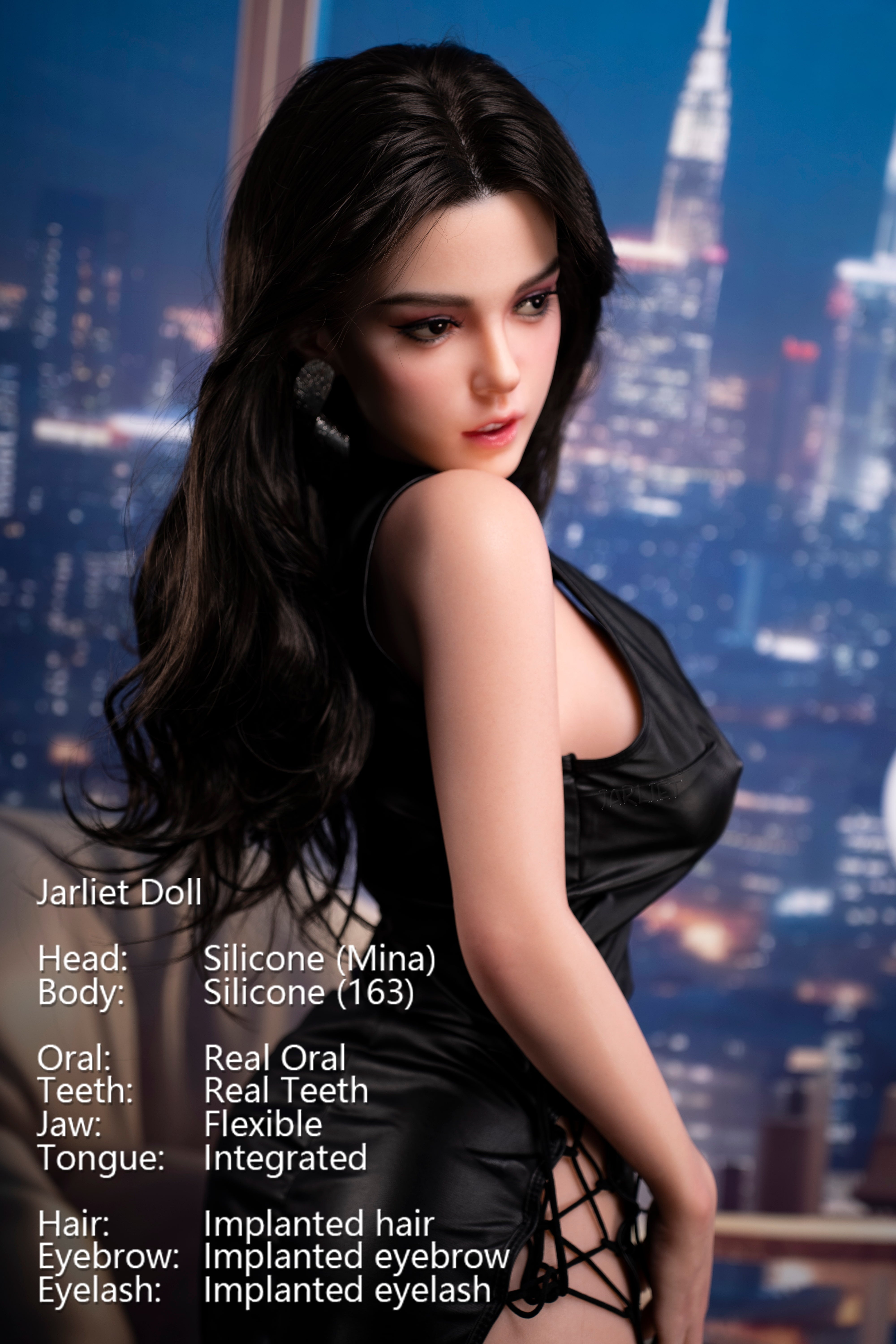 Jarliet | 163cm / 5ft4 Full Silicone Sex Doll ROS Head – Mina