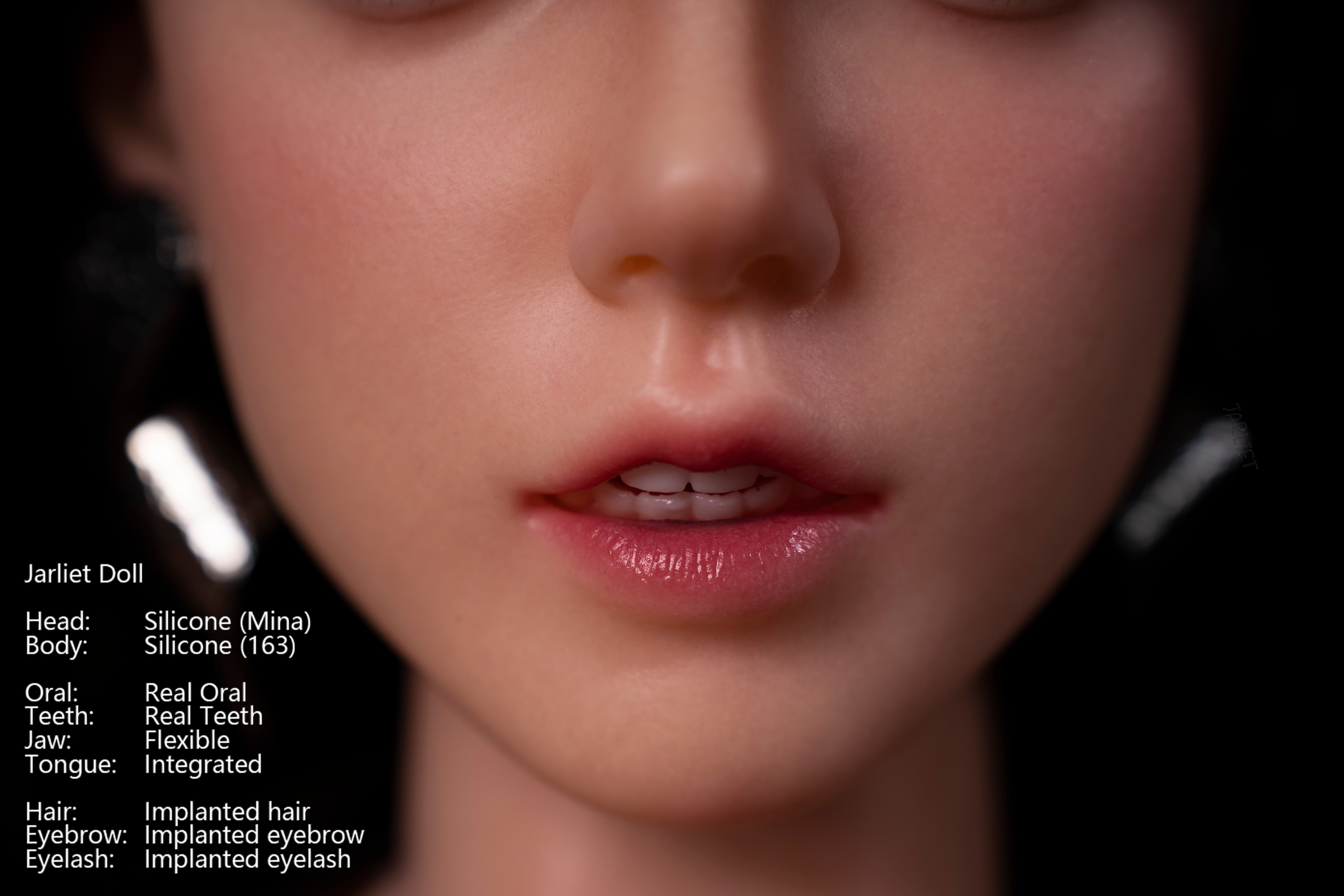 Jarliet | 163cm / 5ft4 Full Silicone Sex Doll ROS Head – Mina