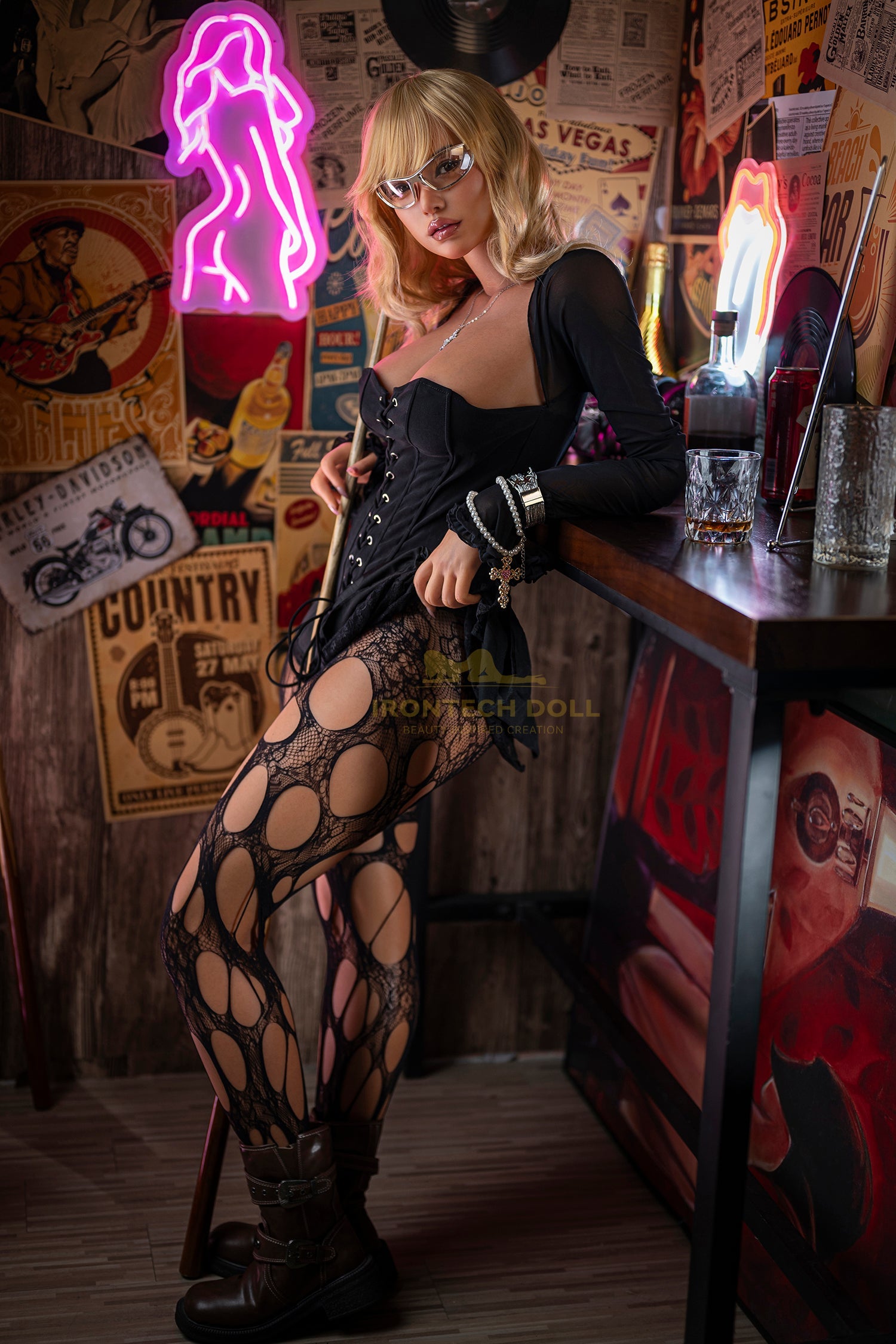Irontech Doll | 164cm / 5ft4 Curvy Full Silicone Sex Doll with ROS MAX Head – Eileen
