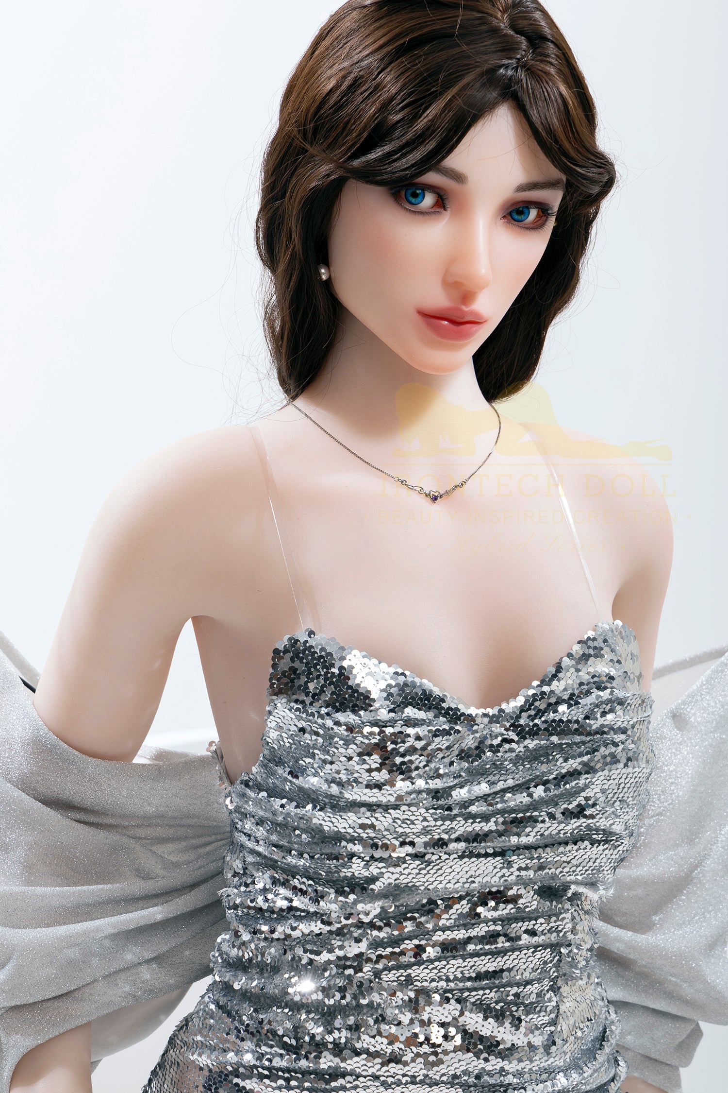 Irontech Doll- 162cm(5ft3) Medium Breast Realistic Lifelike White Skin Sex Doll- Candy