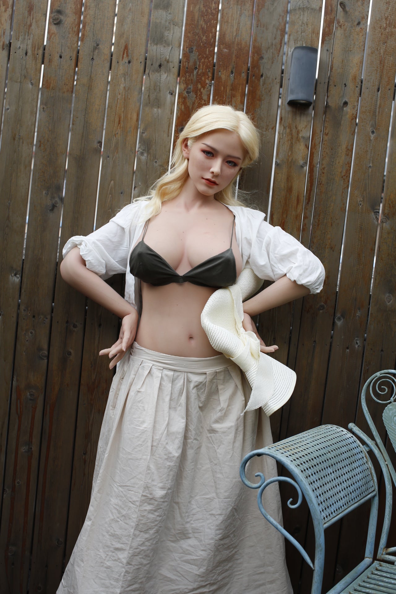 STARPERY Doll | 156cm (5ft 1in) E Cup Silicone Sex Doll for Men with Implanted Hair – Kelly