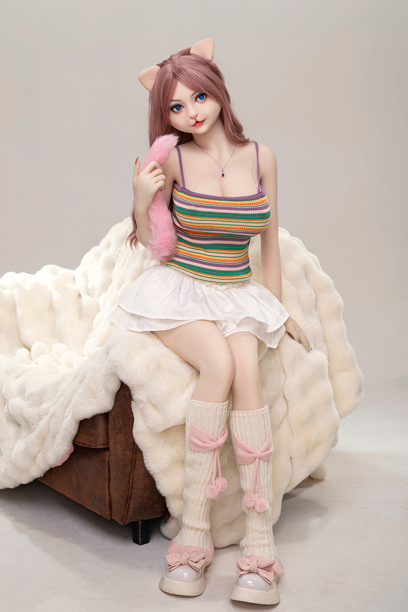 Castle Doll-156cm Bunny Girl Fox Face Silicon Head Sex Love Doll- Zoe
