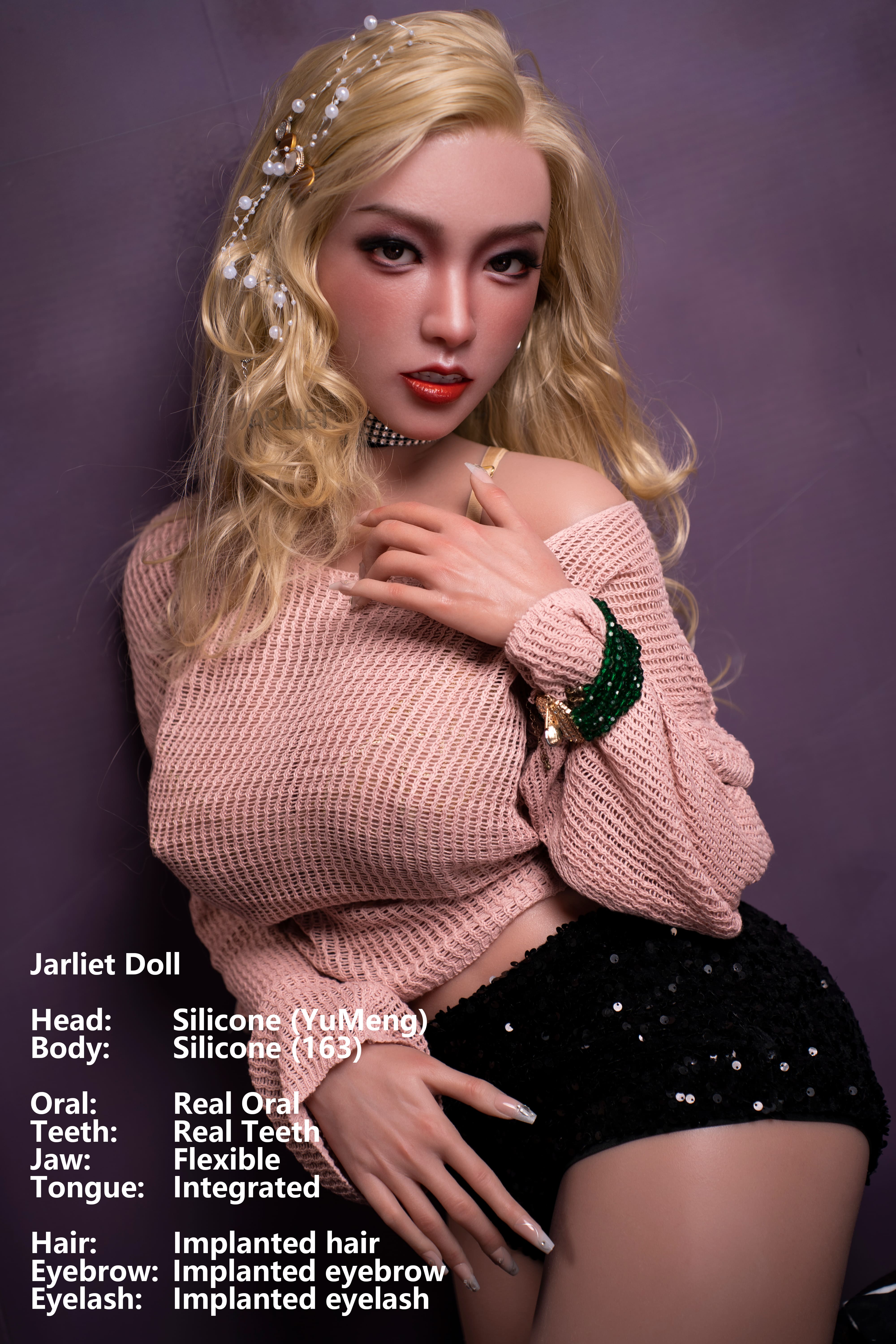 Jatliet | 163cm/5ft4  Full Silicone Sex Doll with ROS MAX Head - Yumeng