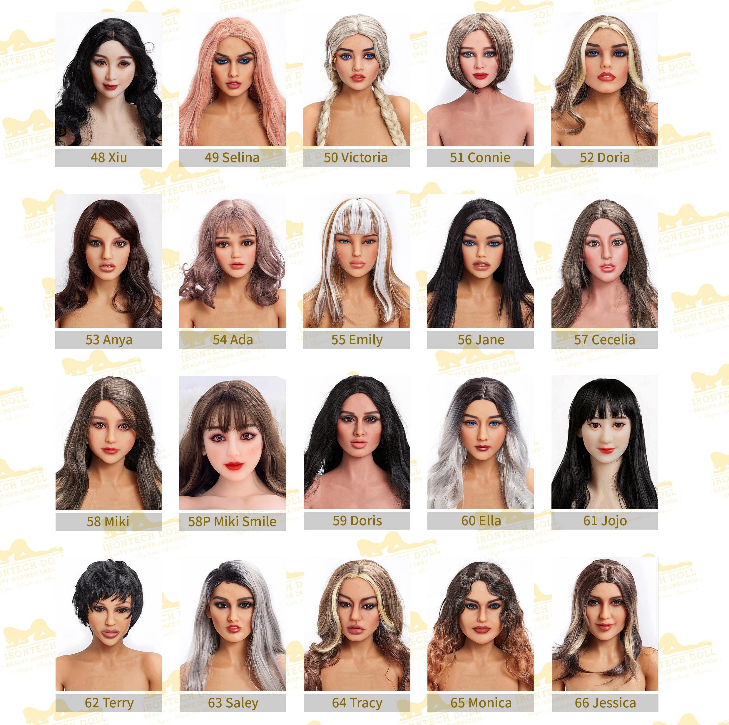 Irontech | TPE Head for Sex Dolls