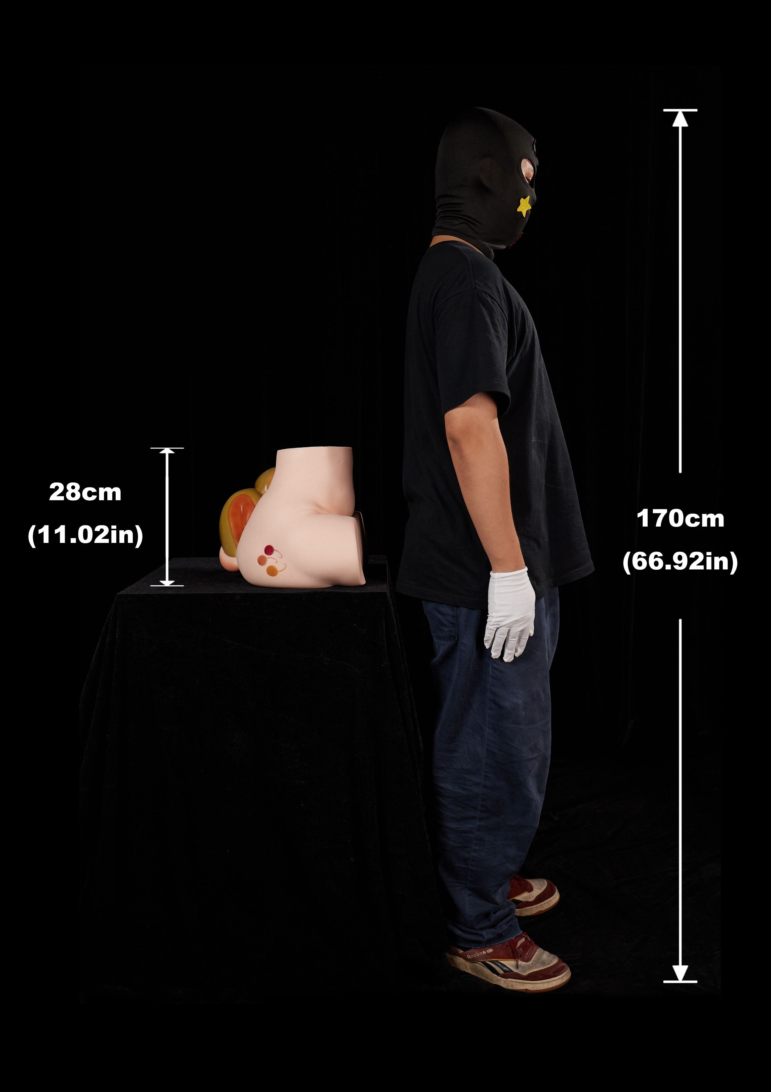 Climax Doll |  28cm/11in Butt Torso Full Silicone Doll - Peppy