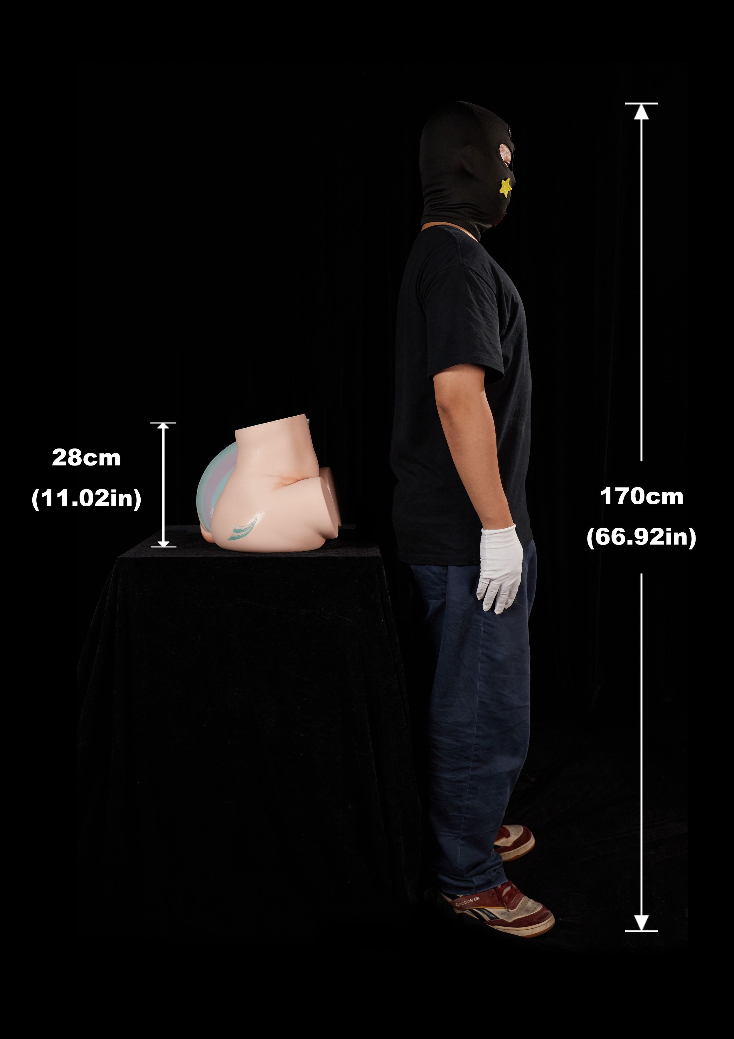 Climax Doll |  28cm/11in Butt Torso Full Silicone Doll - Razor