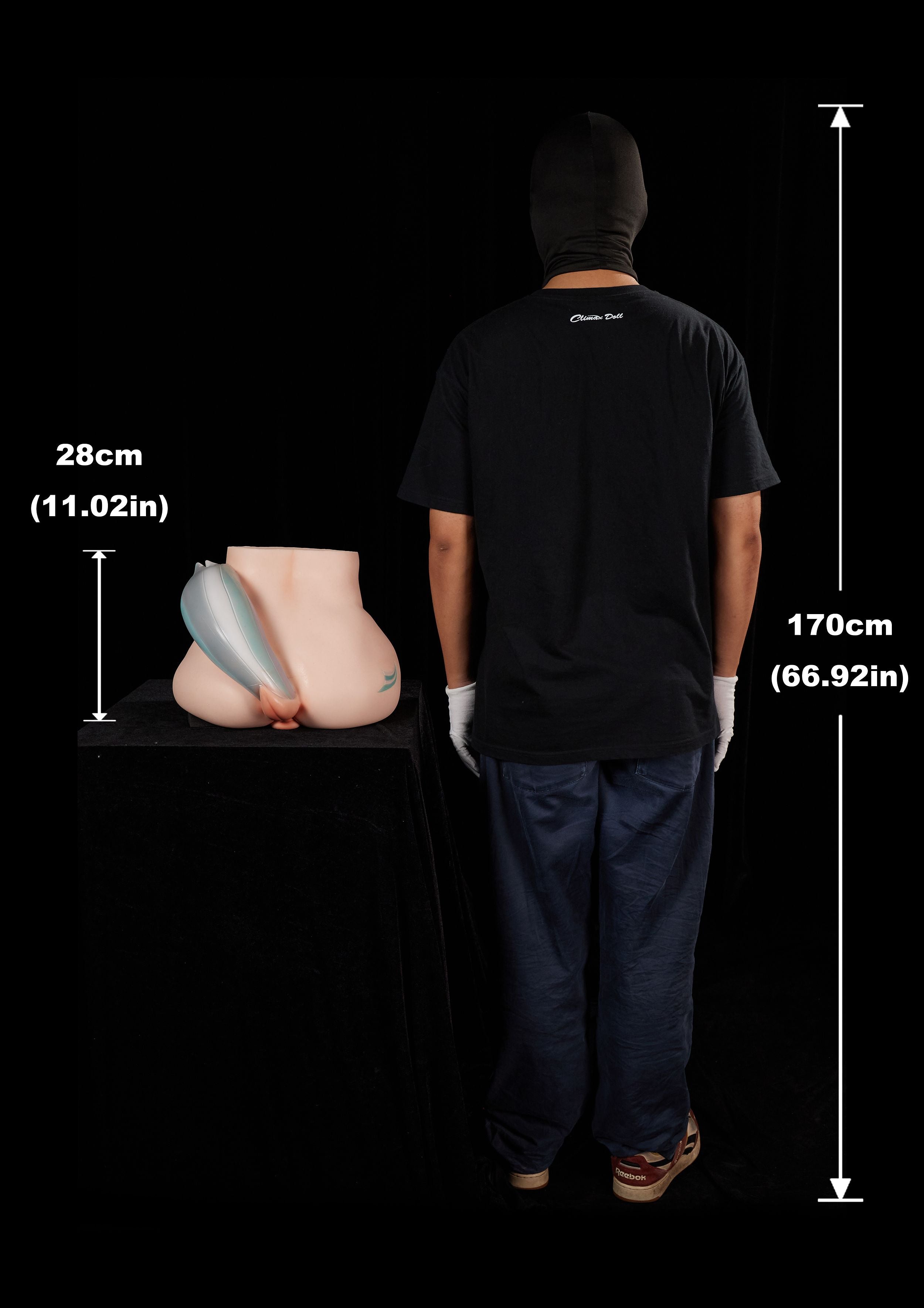 Climax Doll |  28cm/11in Butt Torso Full Silicone Doll - Razor