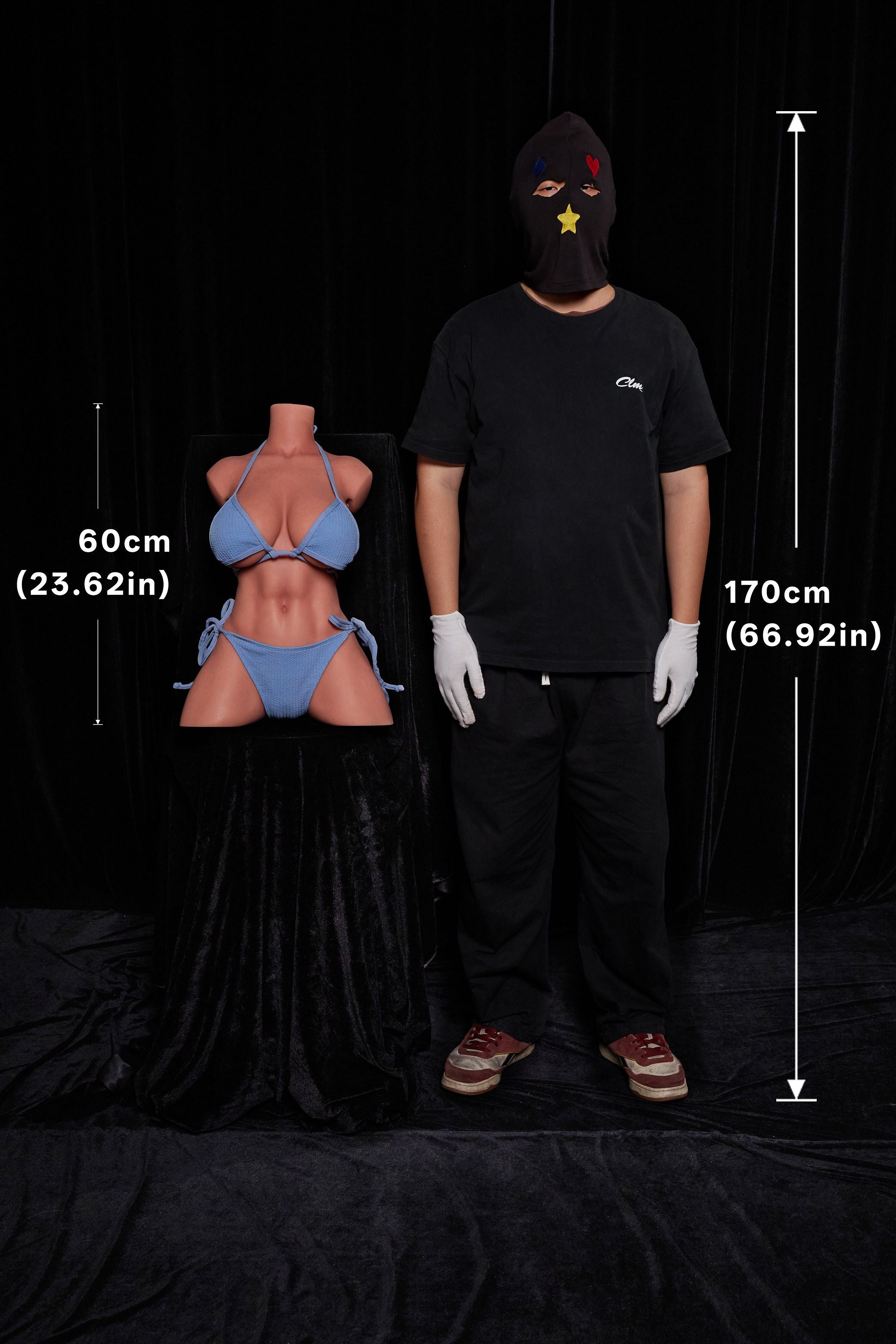 Climax Doll |  60cm/2ft0 F Cup Full Silicone Torso Doll ULW 663