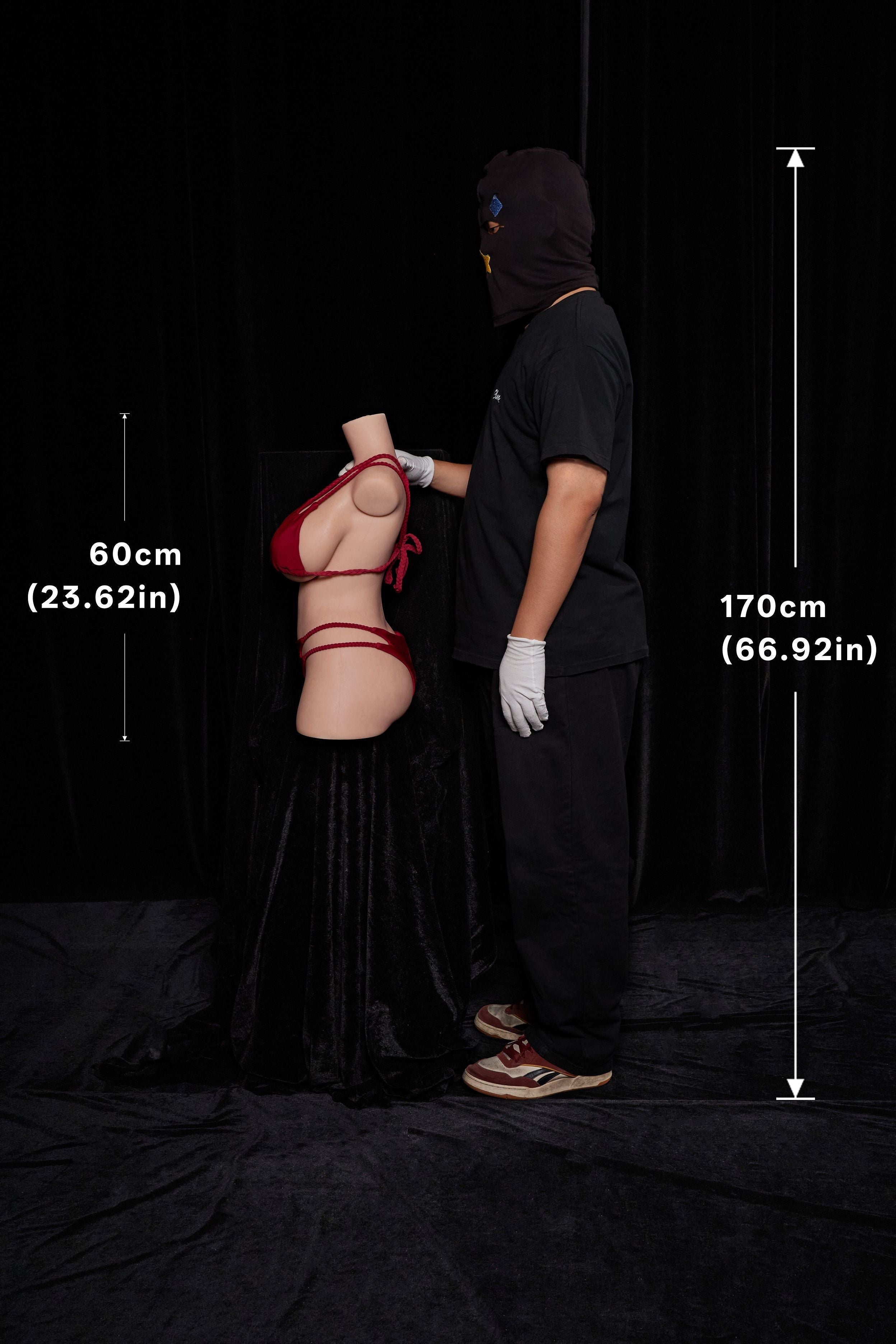 Climax Doll |  80cm/2ft7 Curvy Full Silicone Torso Sex Doll ULW 664