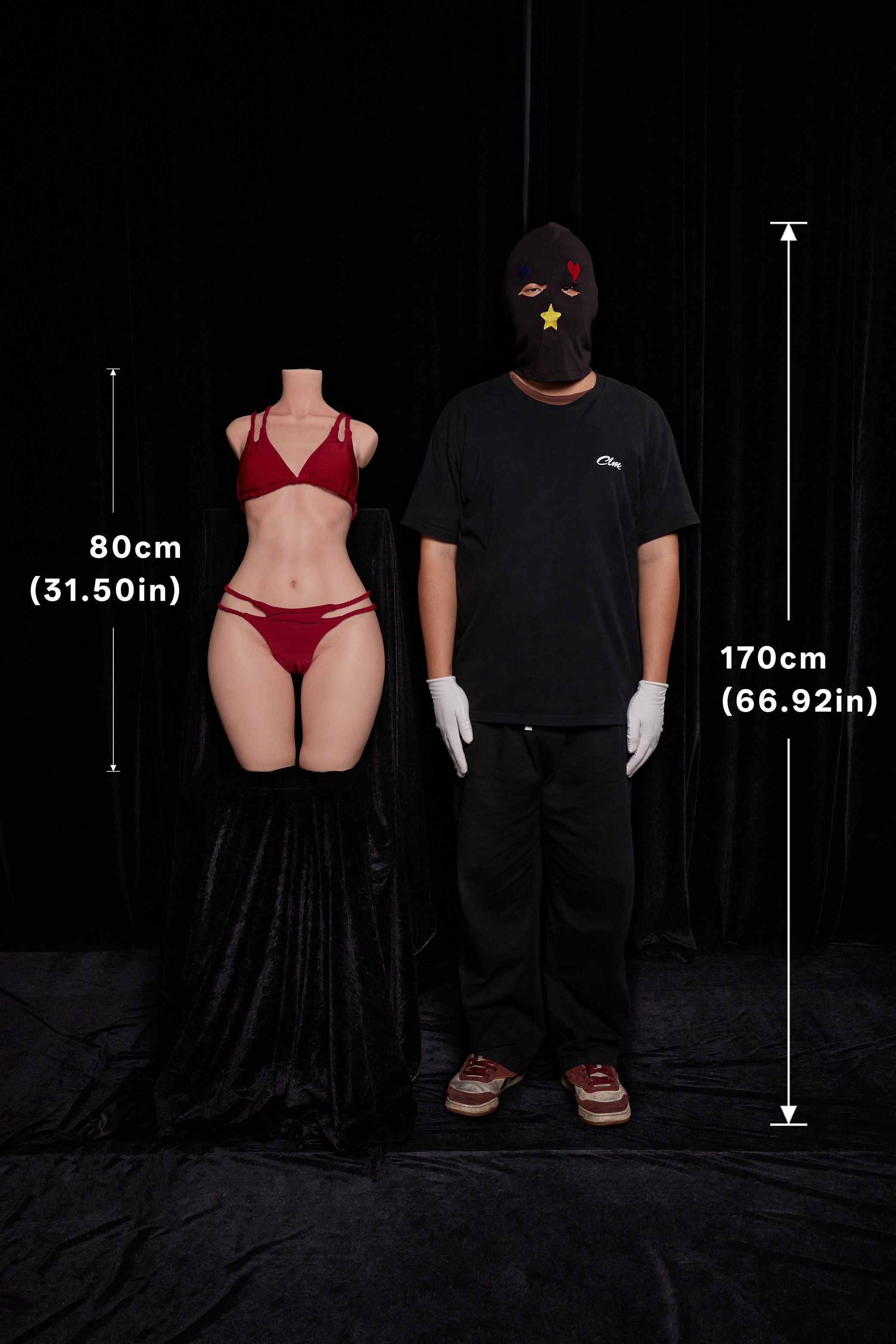 Climax Doll |  80cm / 2ft7 Full Silicone Torso Doll A Cup ULW881 Without Head