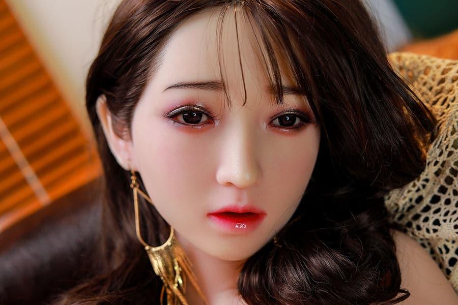 157cm (5' 2") F-Cup Mature Asian Silicone Head Sex Doll - Darlene - SuperLoveDoll