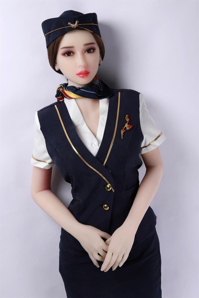 163cm (5' 4") D-Cup Mature Airline Stewardess Sex Doll - Hulda - SuperLoveDoll