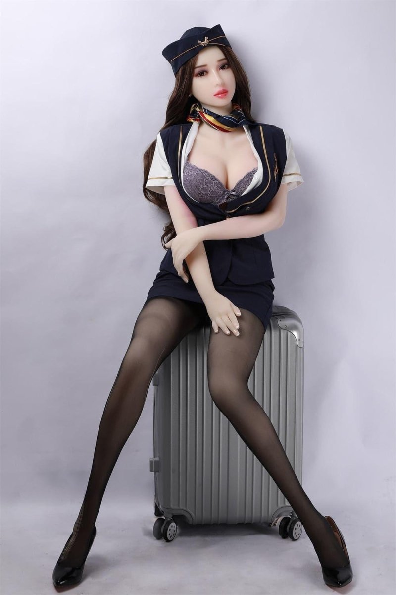 163cm (5' 4") D-Cup Mature Airline Stewardess Sex Doll - Hulda - SuperLoveDoll