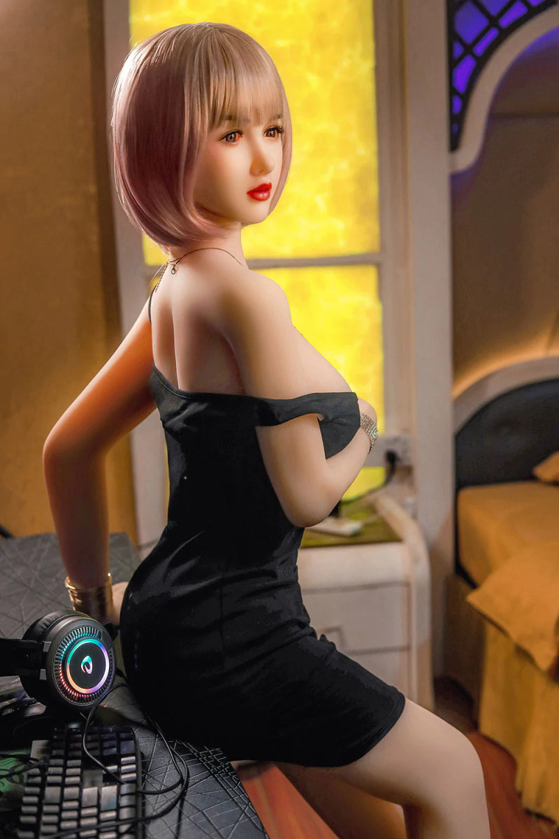165cm (5' 5") Asian Korean Pink Short Hair Sex Doll - Jessie - SuperLoveDoll