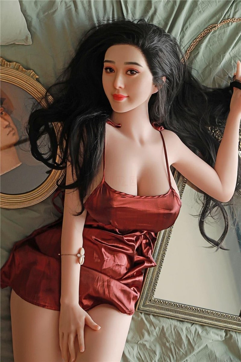 168cm (5' 6") F-Cup Chinese Celebrity Silicone Head Sex Doll - Mirabelle - SuperLoveDoll