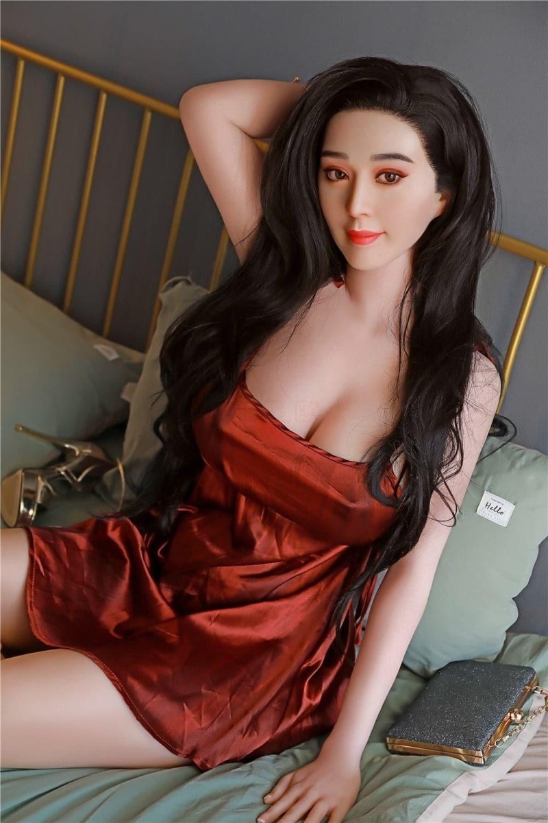 168cm (5' 6") F-Cup Chinese Celebrity Silicone Head Sex Doll - Mirabelle - SuperLoveDoll