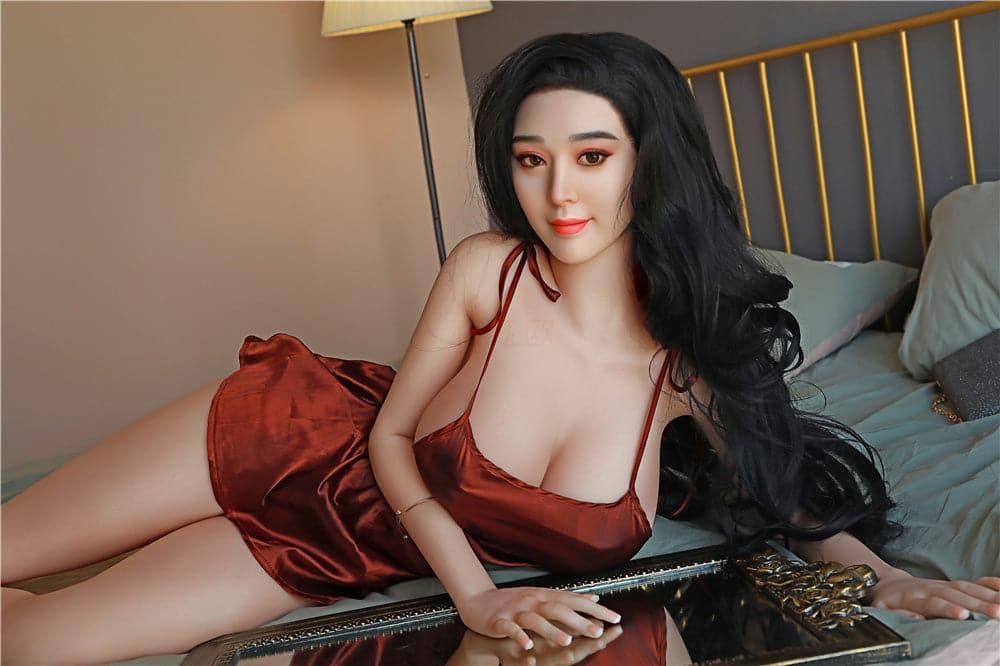 168cm (5' 6") F-Cup Chinese Celebrity Silicone Head Sex Doll - Mirabelle - SuperLoveDoll