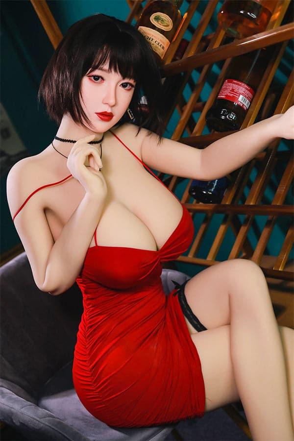 168cm (5' 6") H-Cup Big Boobs Silicone Head Sex Doll - Miriam - SuperLoveDoll