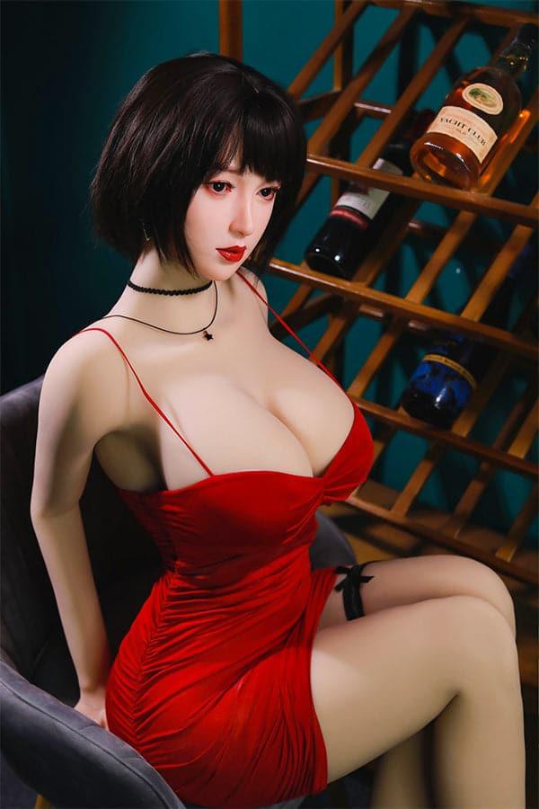 168cm (5' 6") H-Cup Big Boobs Silicone Head Sex Doll - Miriam - SuperLoveDoll